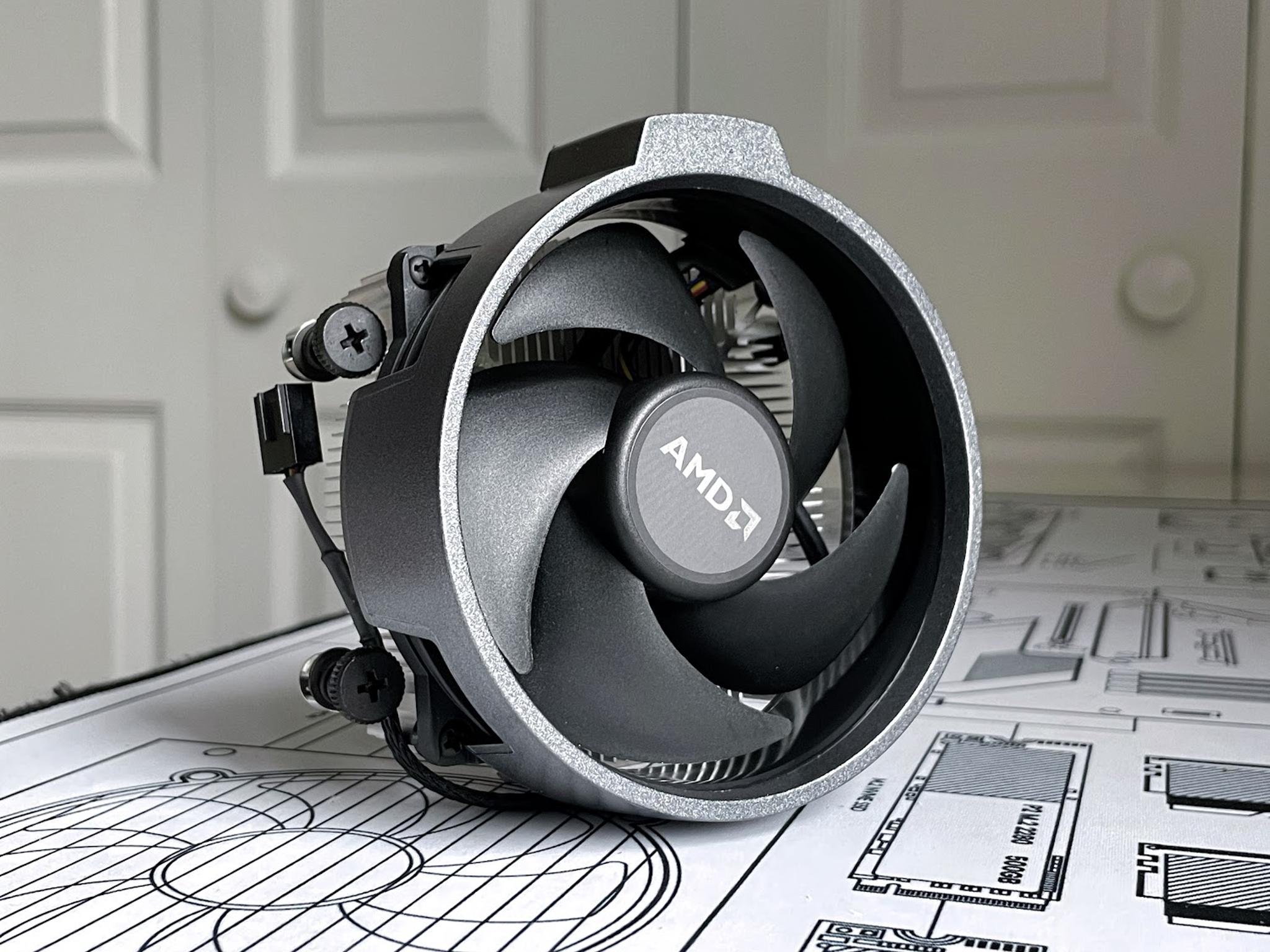 TITANIUM - 1 of 1 AMD Wraith Stealth Socket AM4/AM5 4-Pin Custom Painted Stock Cooler