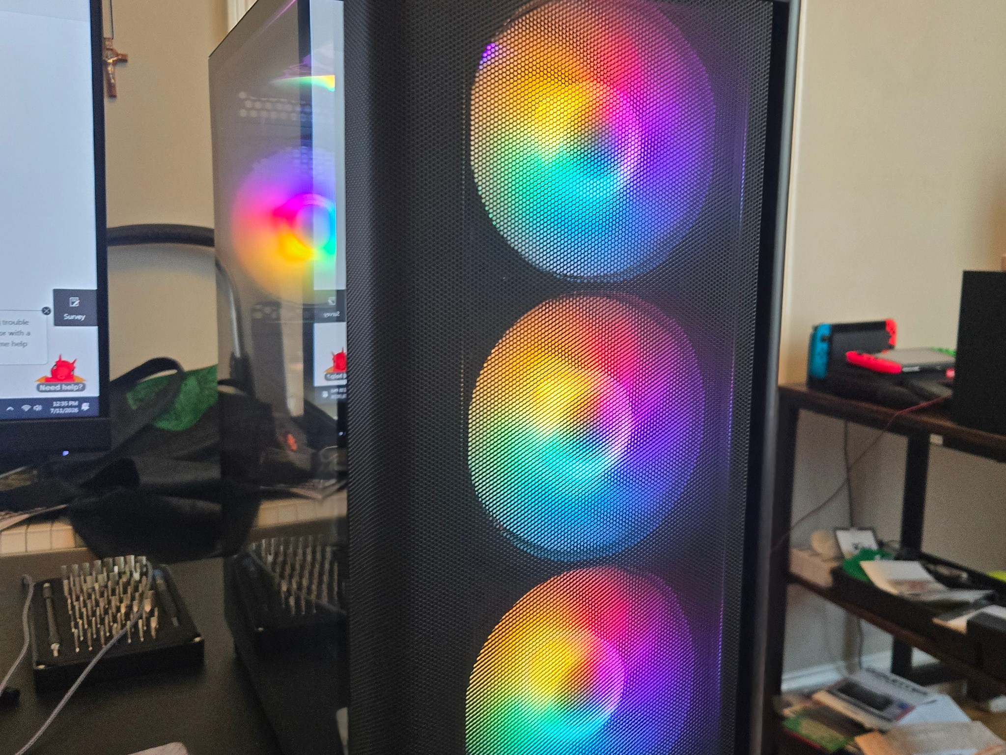 Custom Budget Gaming PC (AMD Ryzen 5 5500, RTX 2070, 16 GB DDR4 Ram, 1.5 TB Nvme SSD, 300 GB HDD)