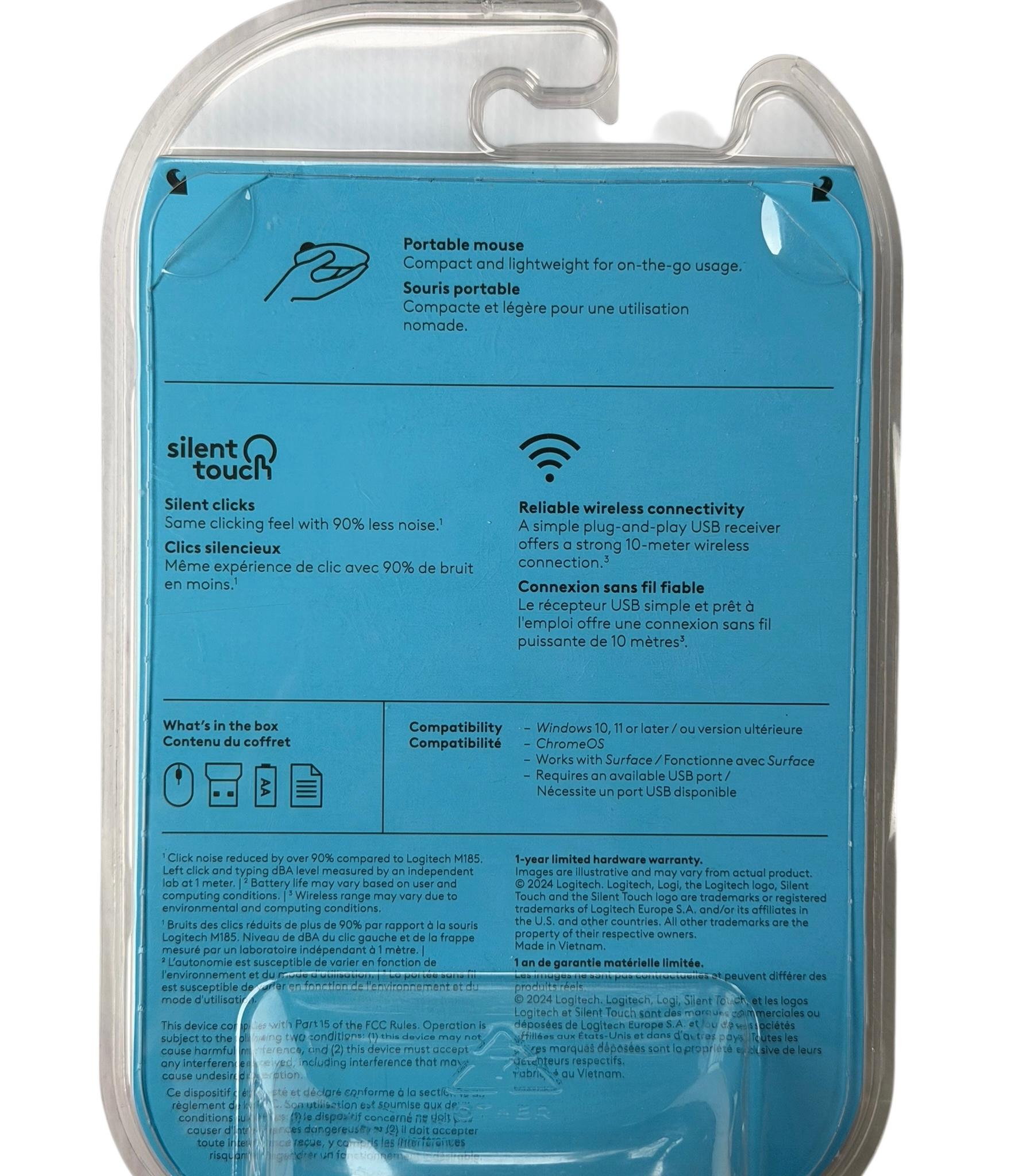 Logitech M340 (Blue) Wireless USB Mouse - FACTORY SEALED