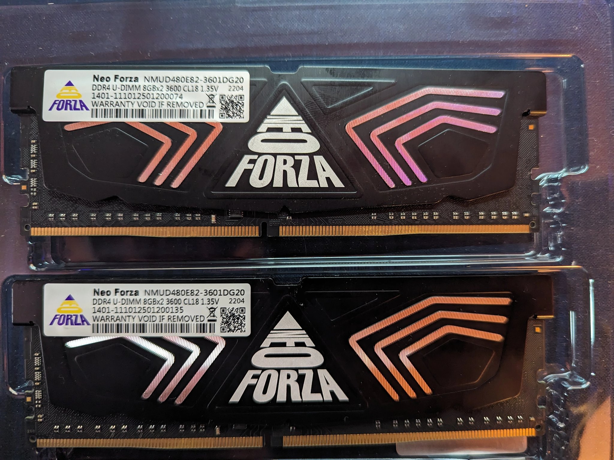 Neo Forza 16gb ddr4 3600