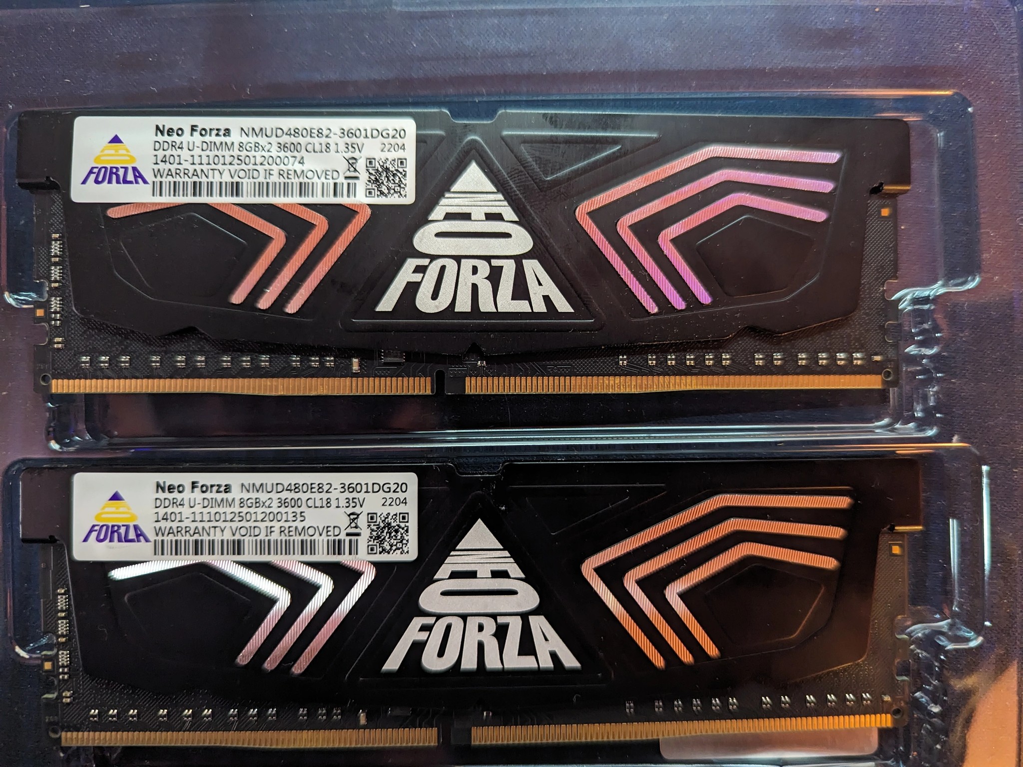 Neo Forza 16gb ddr4 3600