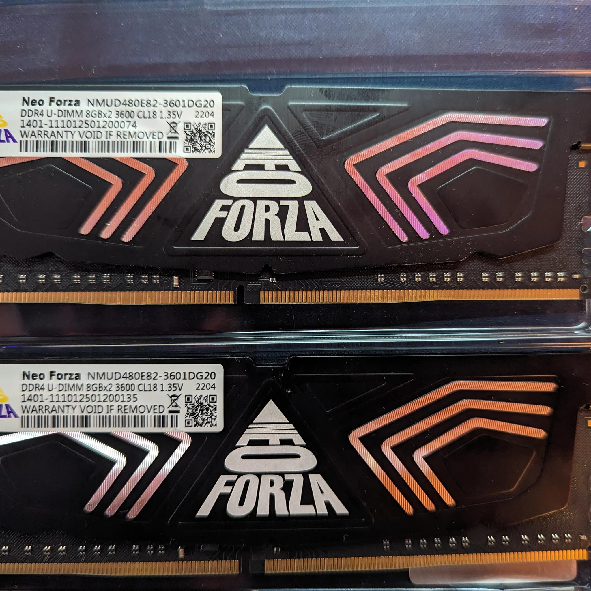 Neo Forza 16gb ddr4 3600