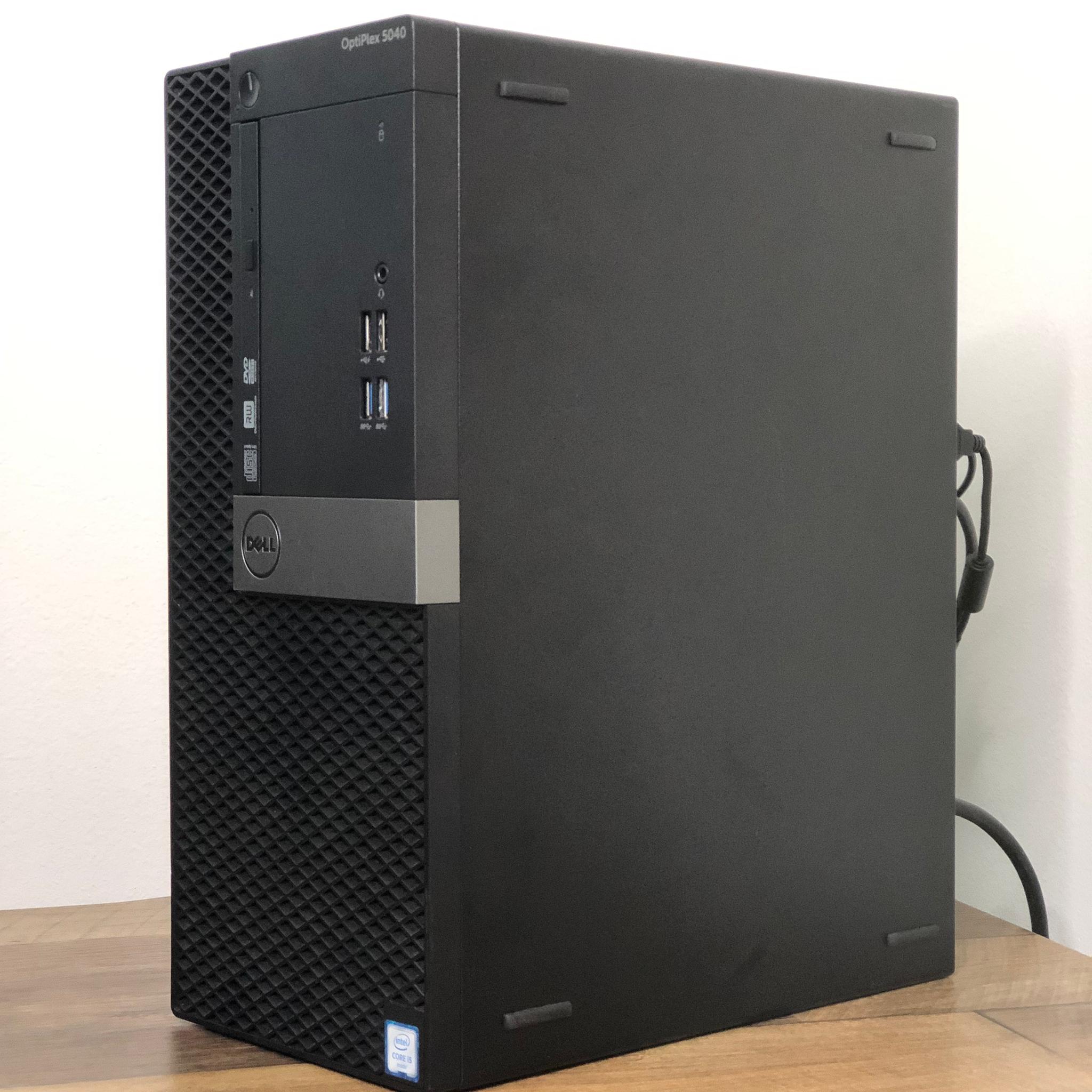 Budget Gaming PC GTX 1050 TI I5 6500 128GB SSD 500GB HDD 16GB Ram - Carbon Red