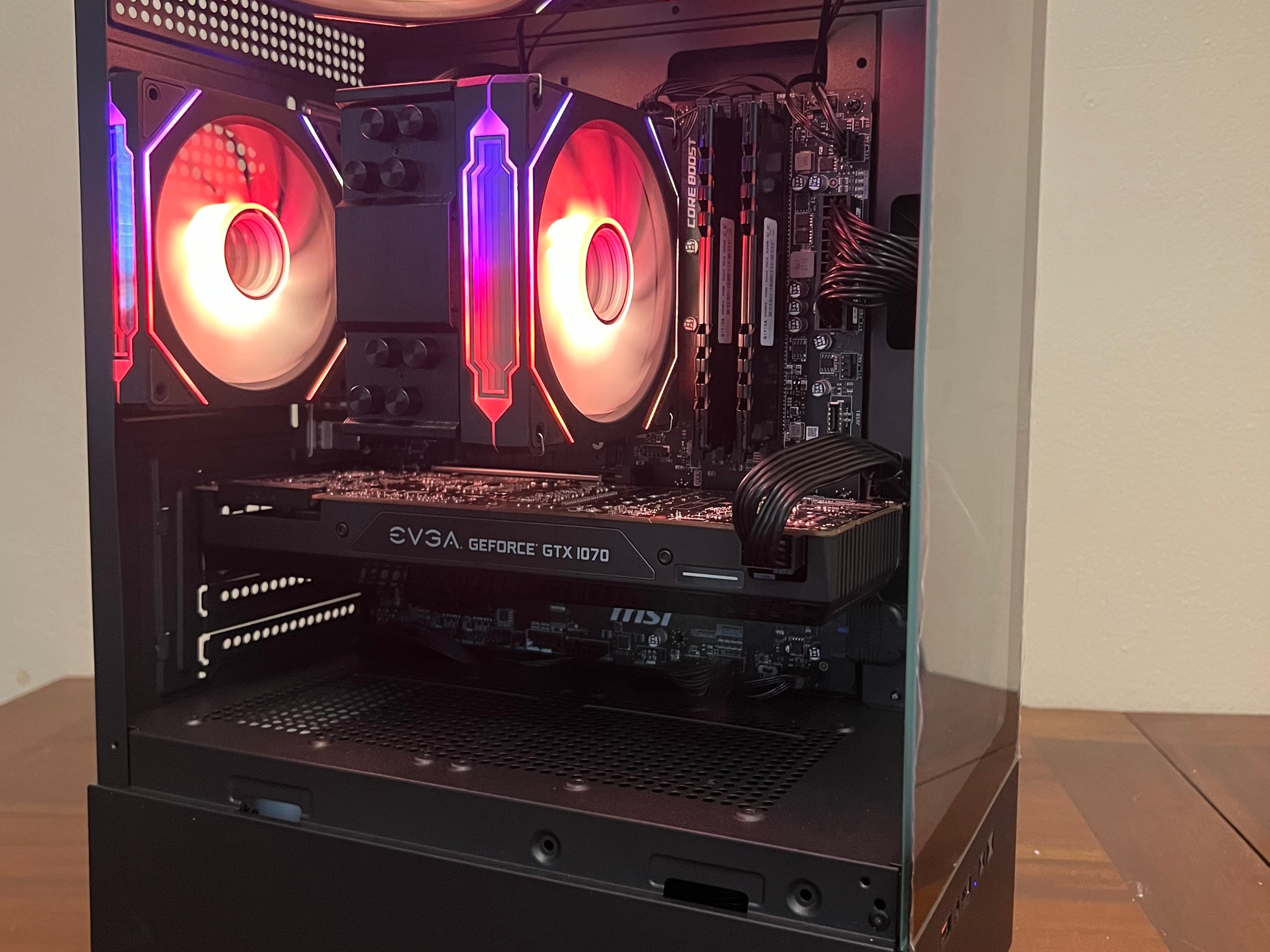 Ryzen R5 2600 Gaming PC GTX 1070 512GB NVME SSD 16GB RAM WIFi WINDOWS 11 Pro