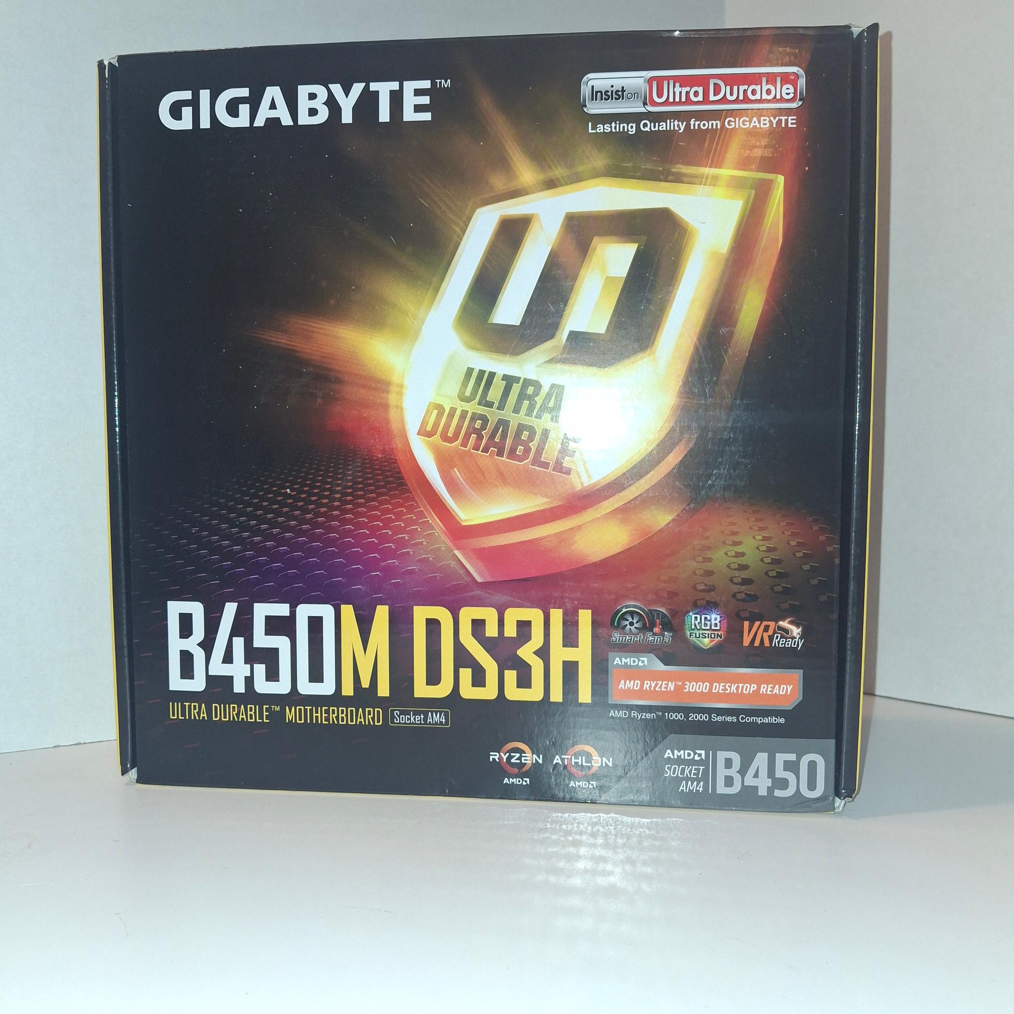 GIGABYTE B450M DS3H AM4 Micro ATX AMD Motherboard