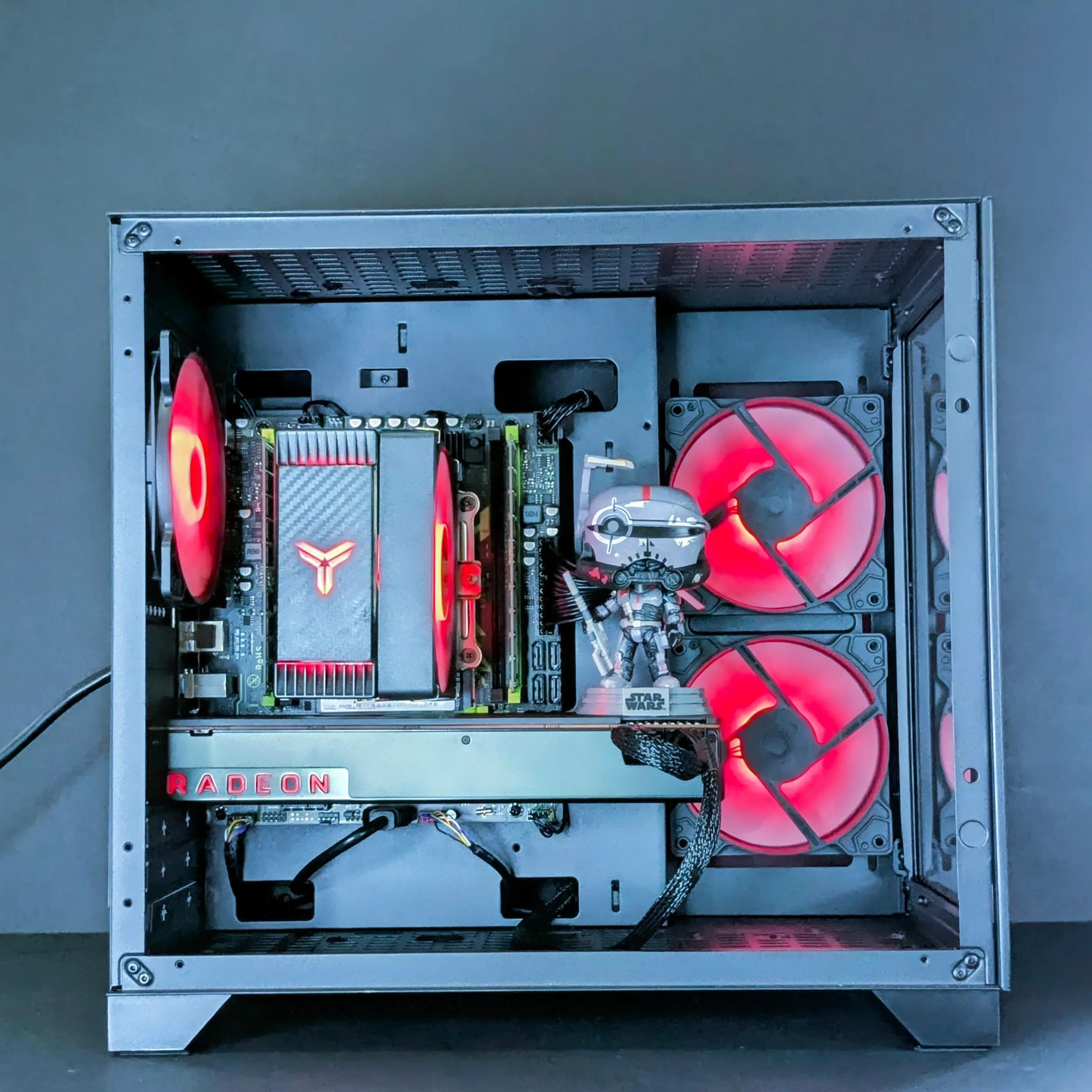 Budget 1080p BeAsT⚫️RX Vega 56 ⚫️16GB DDR4⚫️Intel(12-Cores/24-Threads)⚫500GB Samsung SSD⚫️700w PSU