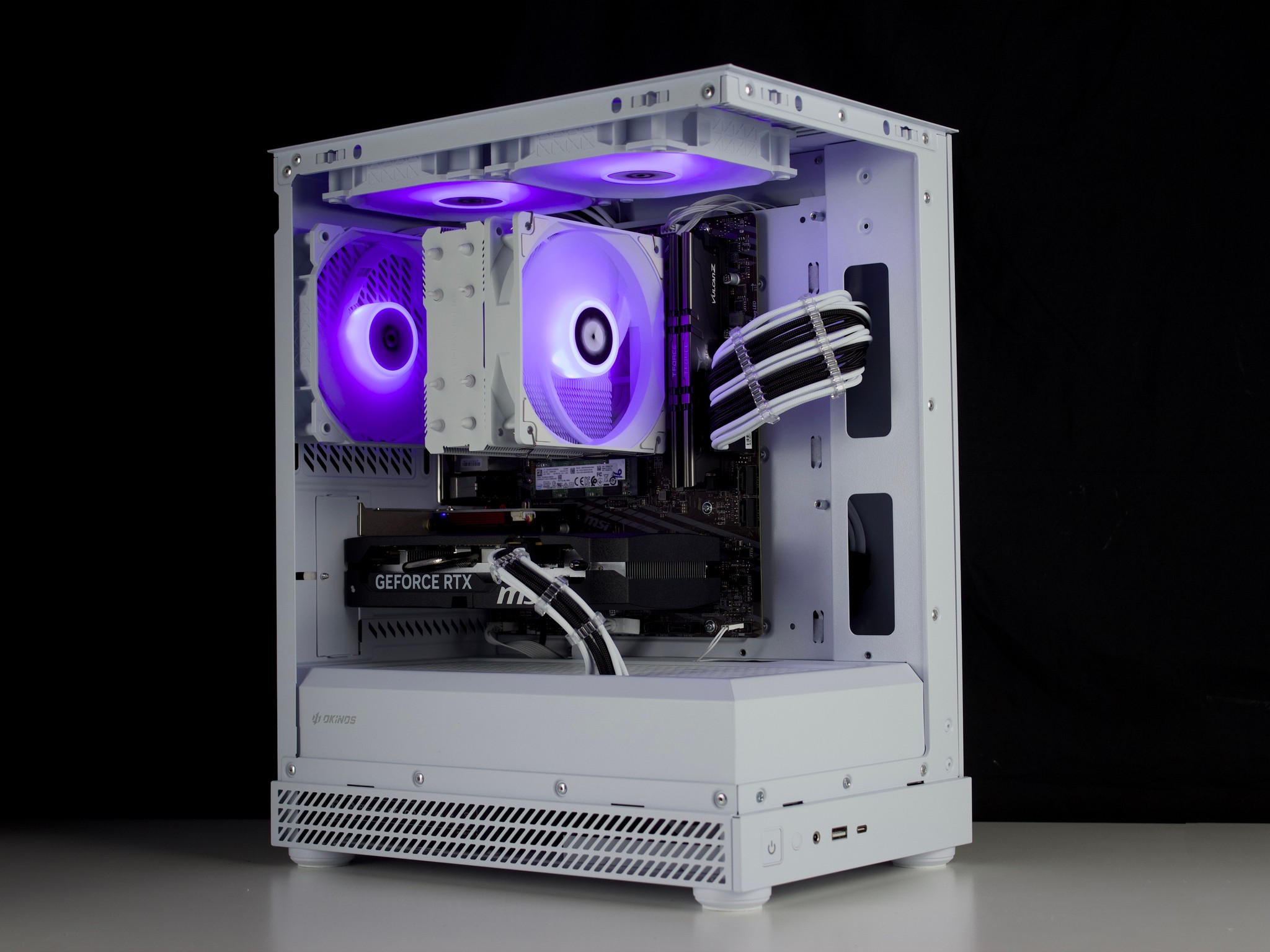 ⚪️ ⚫️ Clean Gaming PC | RTX 5050, Ryzen 5 5500, 16GB RAM, 512GB NVMe SSD | ARGB Control | ⚫️⚪️