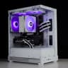 ⚪️ ⚫️ Clean Gaming PC | RTX 5050, Ryzen 5 5500, 16GB RAM, 512GB NVMe SSD | ARGB Control | ⚫️⚪️