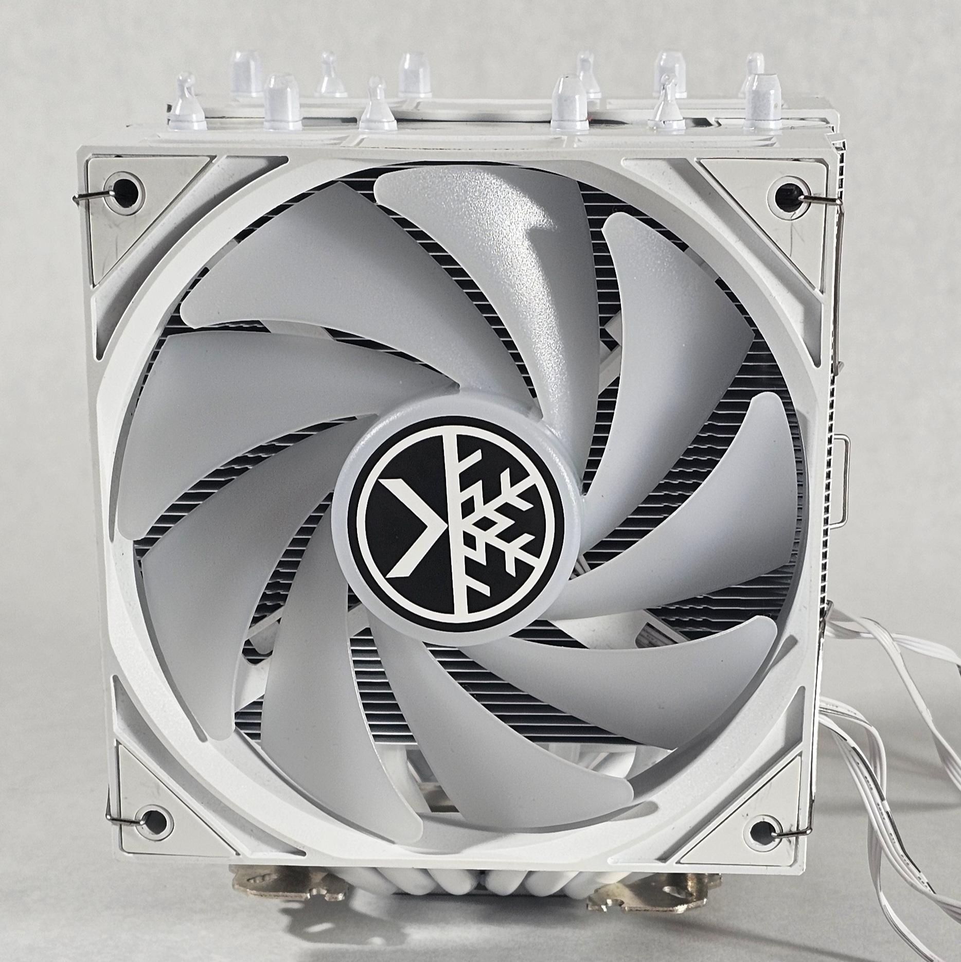 White RGB CPU Air Cooler for AMD AM5 Socket