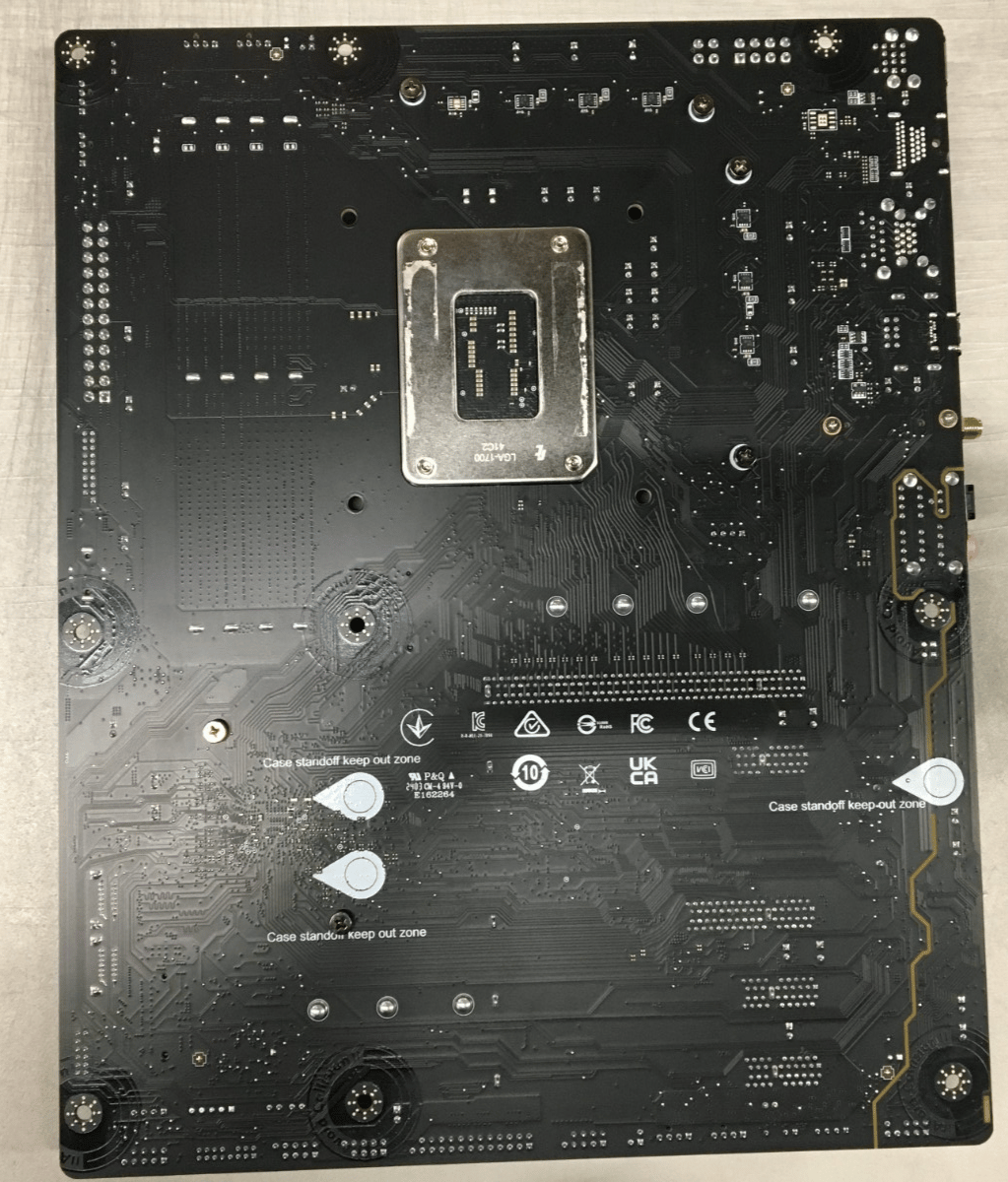 Open Box - MSI PRO B760-VC WIFI LGA 1700 DDR5 ATX Motherboard IO included.