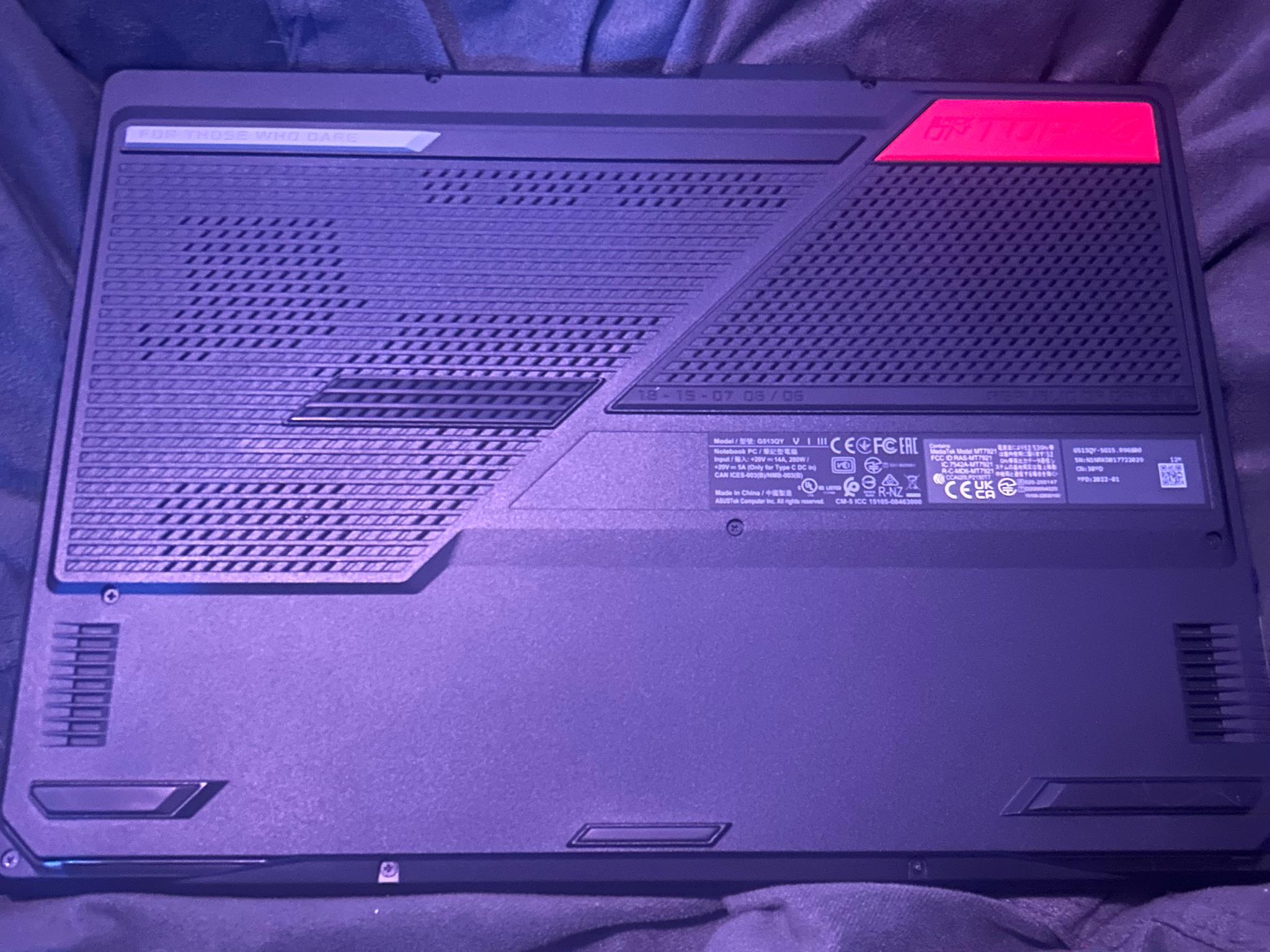 Asus G15 laptop Ryzen 9 + 3080 equivalent GPU