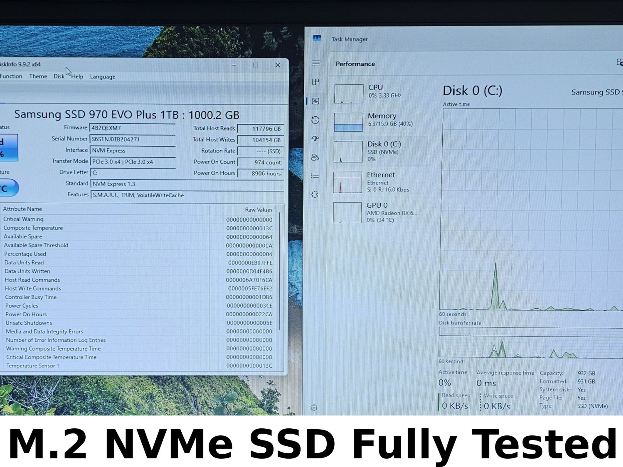 1TB NVMe M.2 SSD Samsung 970 EVO Plus Gen3