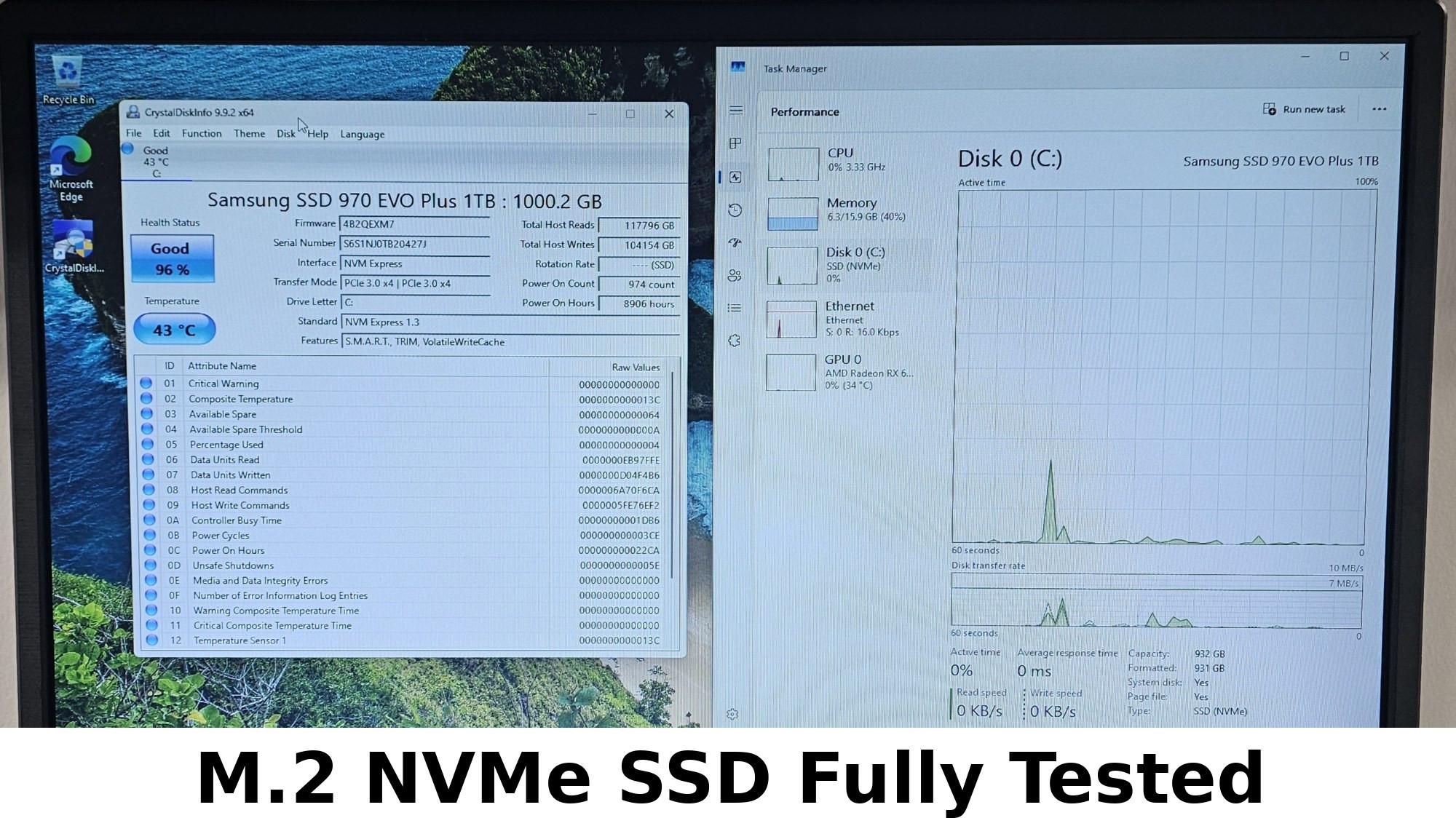 1TB NVMe M.2 SSD Samsung 970 EVO Plus Gen3