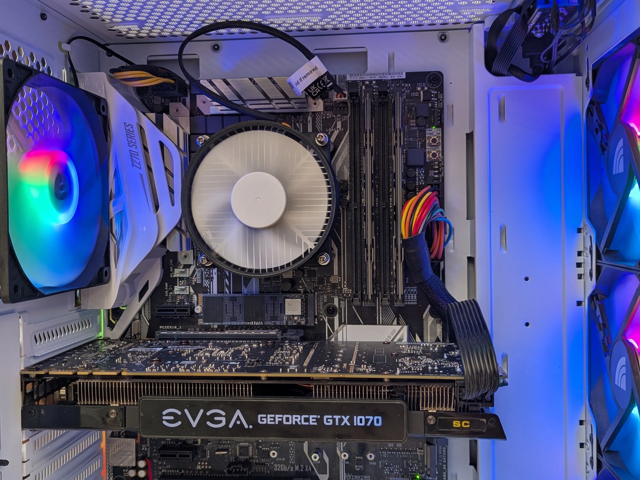 💠 Altair - White Gaming PC | GTX 1070 | i5-7500 | 16GB RAM | 512GB NVMe | WiFi & Windows 10 💠