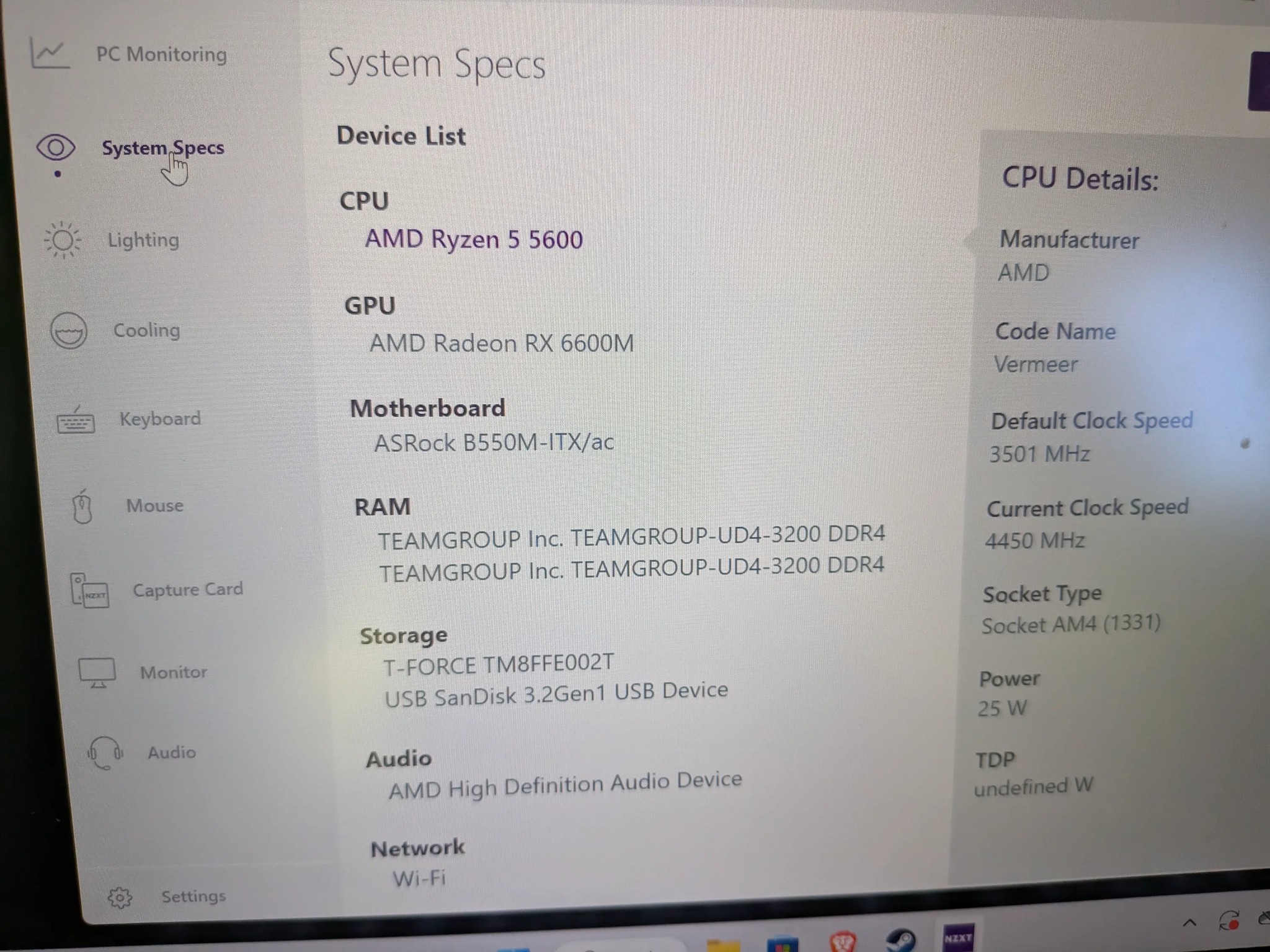 1080p Budget ITX - Ryzen 5 5600, RX 6600M, 32 GB RAM, 2 TB Gen 4 NVME, RGB