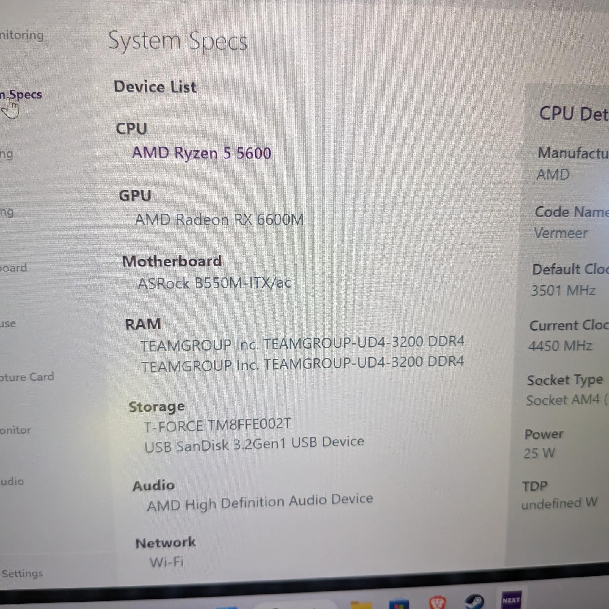 1080p Budget ITX - Ryzen 5 5600, RX 6600M, 32 GB RAM, 2 TB Gen 4 NVME, RGB