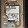 Open Box WD Black Gaming Hard Drive 7200rpm 4tb