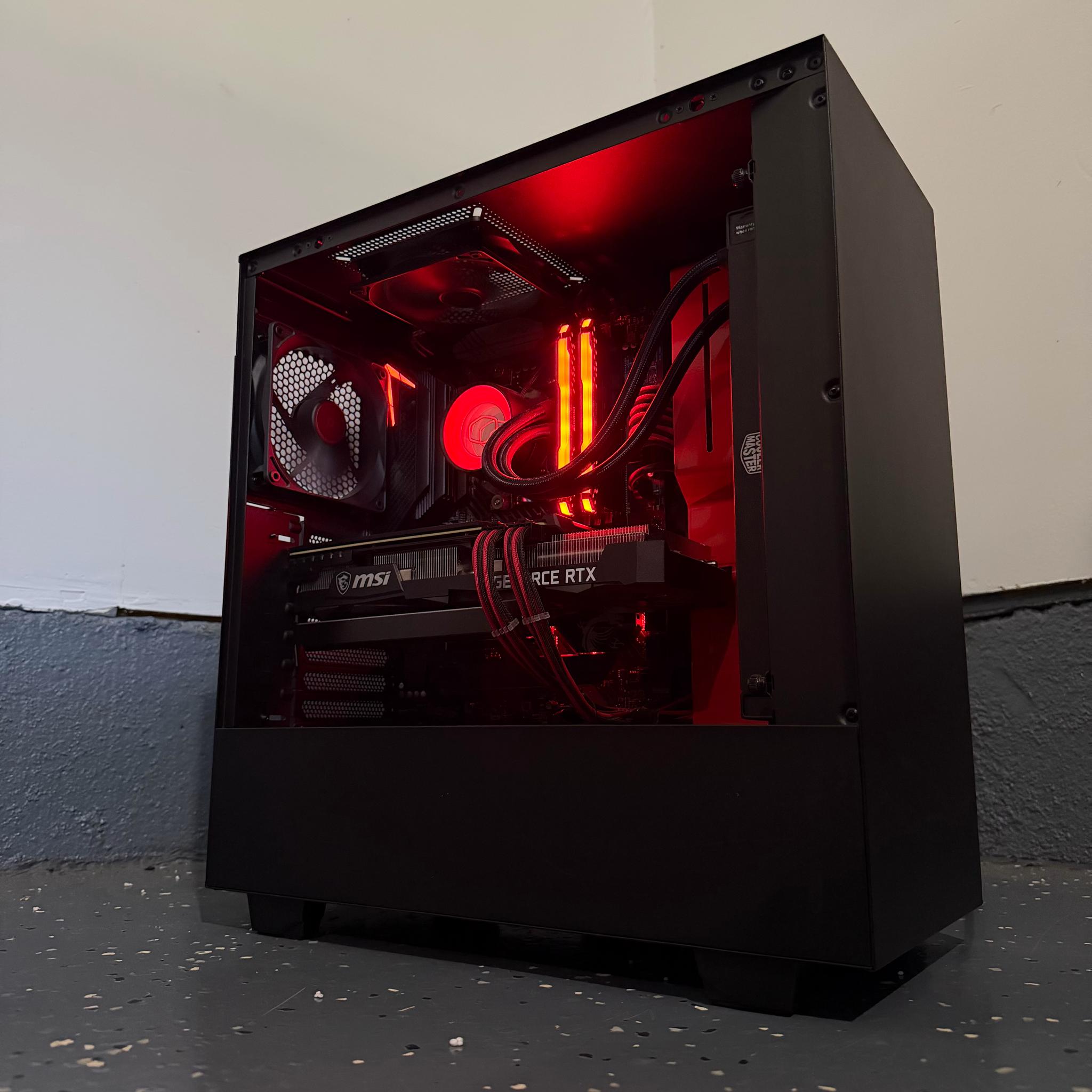 🔴"Infernal Onyx"⚫️| 1440p Gaming | Ryzen 5 5600X | RTX 3070 | 16G Ram | 1TB Storage | Free Shipping