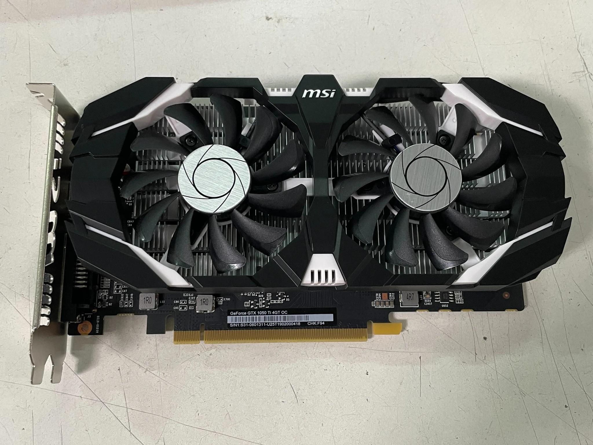 MSI GTX 1050 Ti 4GB OC