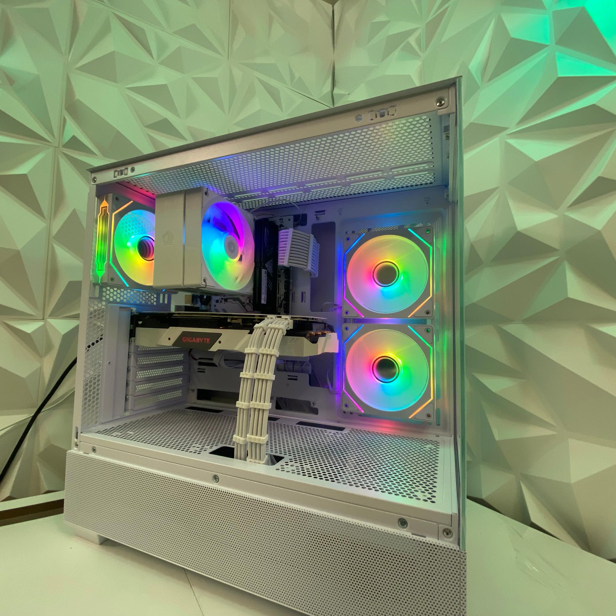 🎅🎅 White Elite Build – Ryzen 7 2700X + RTX 2070 Super 8GB | 1080p/1440p High FPS Ready
