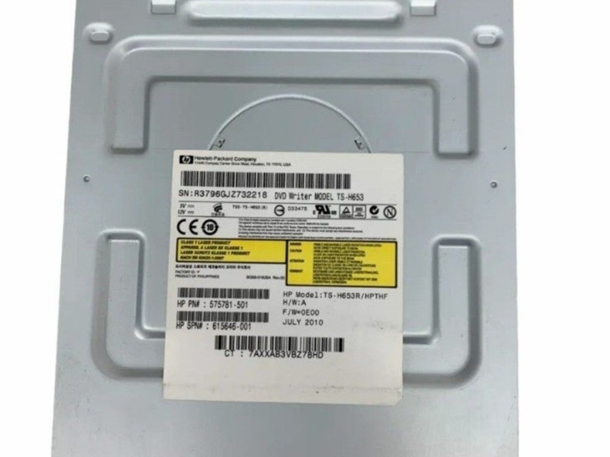 HP SATA CD DVD-/+RW Super Multi-Burner Optical Drive 575781-501 TS-H653 SH-216