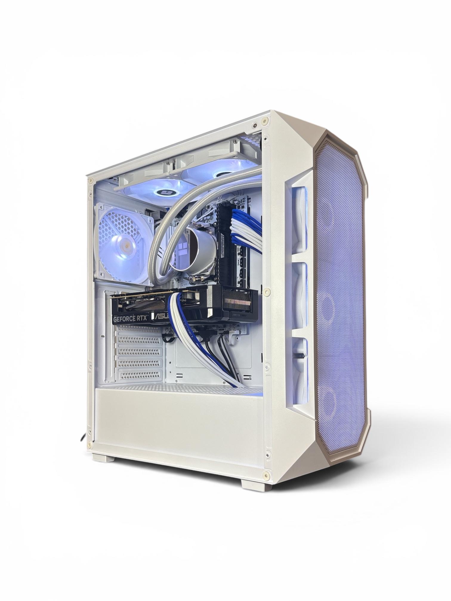 ❄️ White Dwarf | RTX 5060 / Ryzen 5 5500 / 16GB DDR4 / 1TB NVMe / 650W PSU