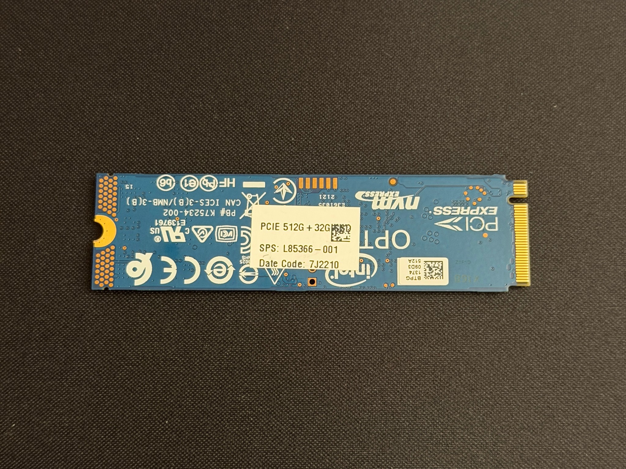 Intel NVMe SSD