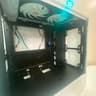 White ATX Mid Tower PC Case (Used, Missing Front Glass)