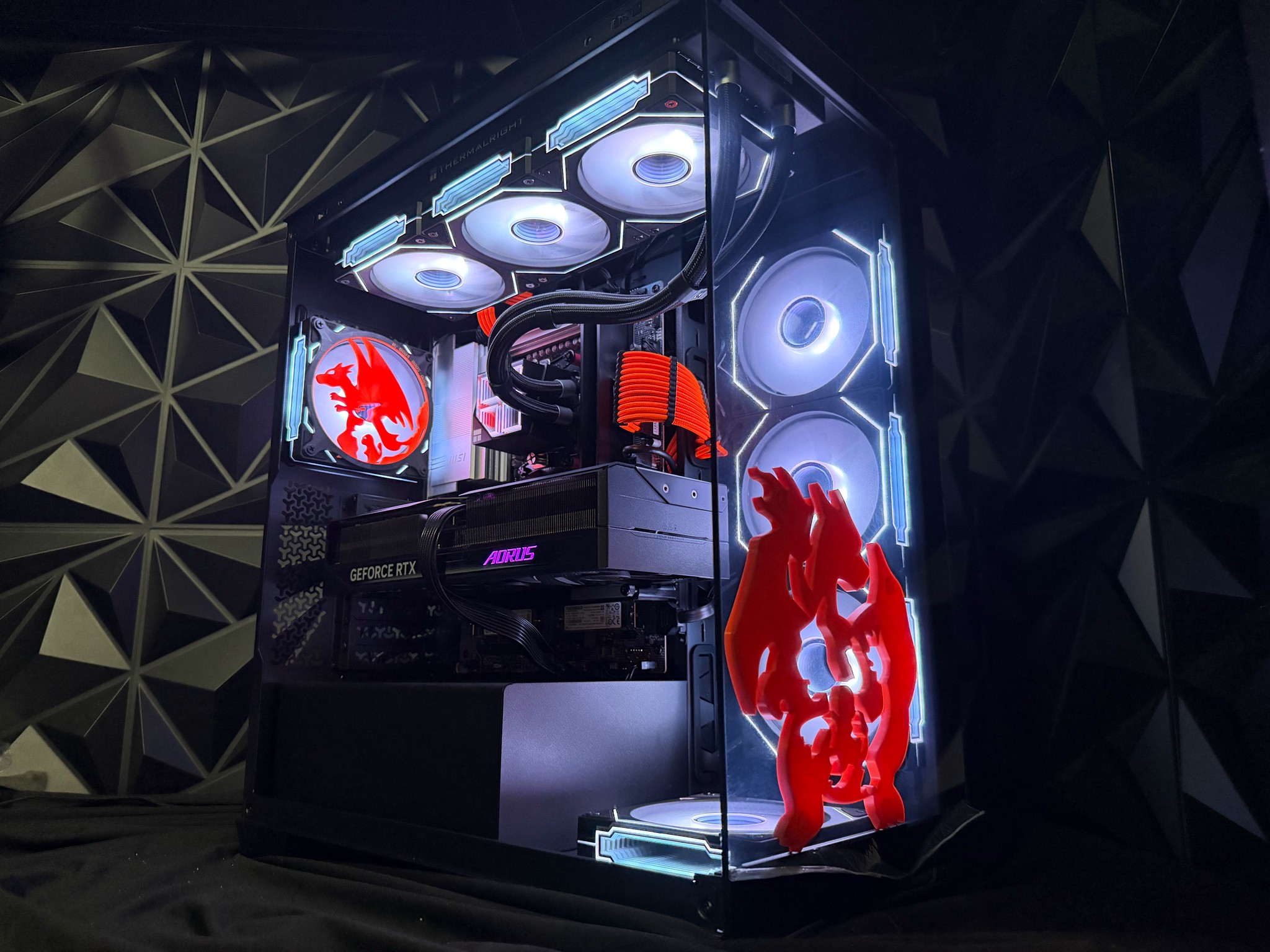🔥🧡 PRIZM ZARD🧡🔥  Ryzen 9 7900X| RTX 5070| 32 GB DDR5| 2.5 TB NVMe| 850W PSU