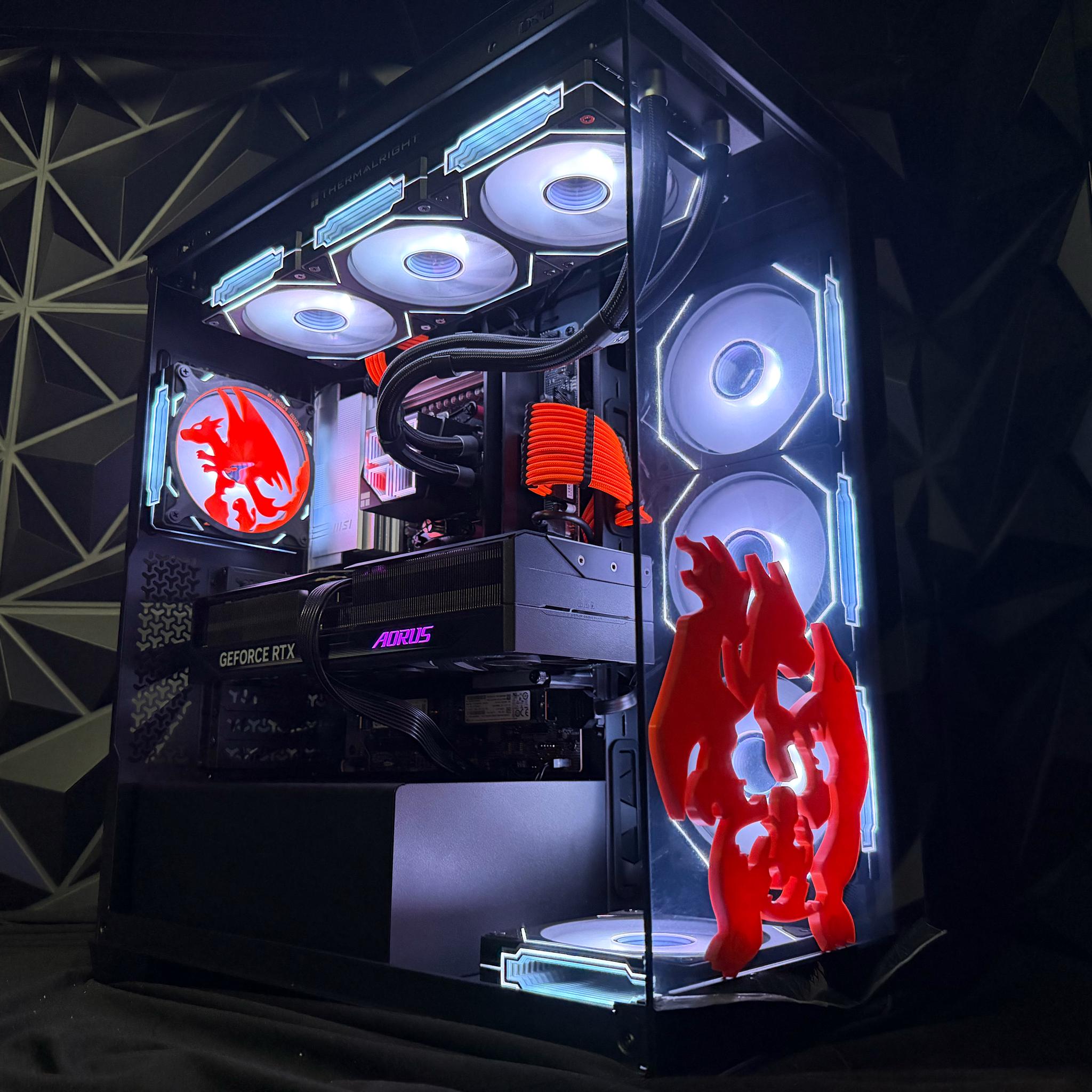 🔥🧡 PRIZM ZARD🧡🔥  Ryzen 9 7900X| RTX 5070| 32 GB DDR5| 2.5 TB NVMe| 850W PSU