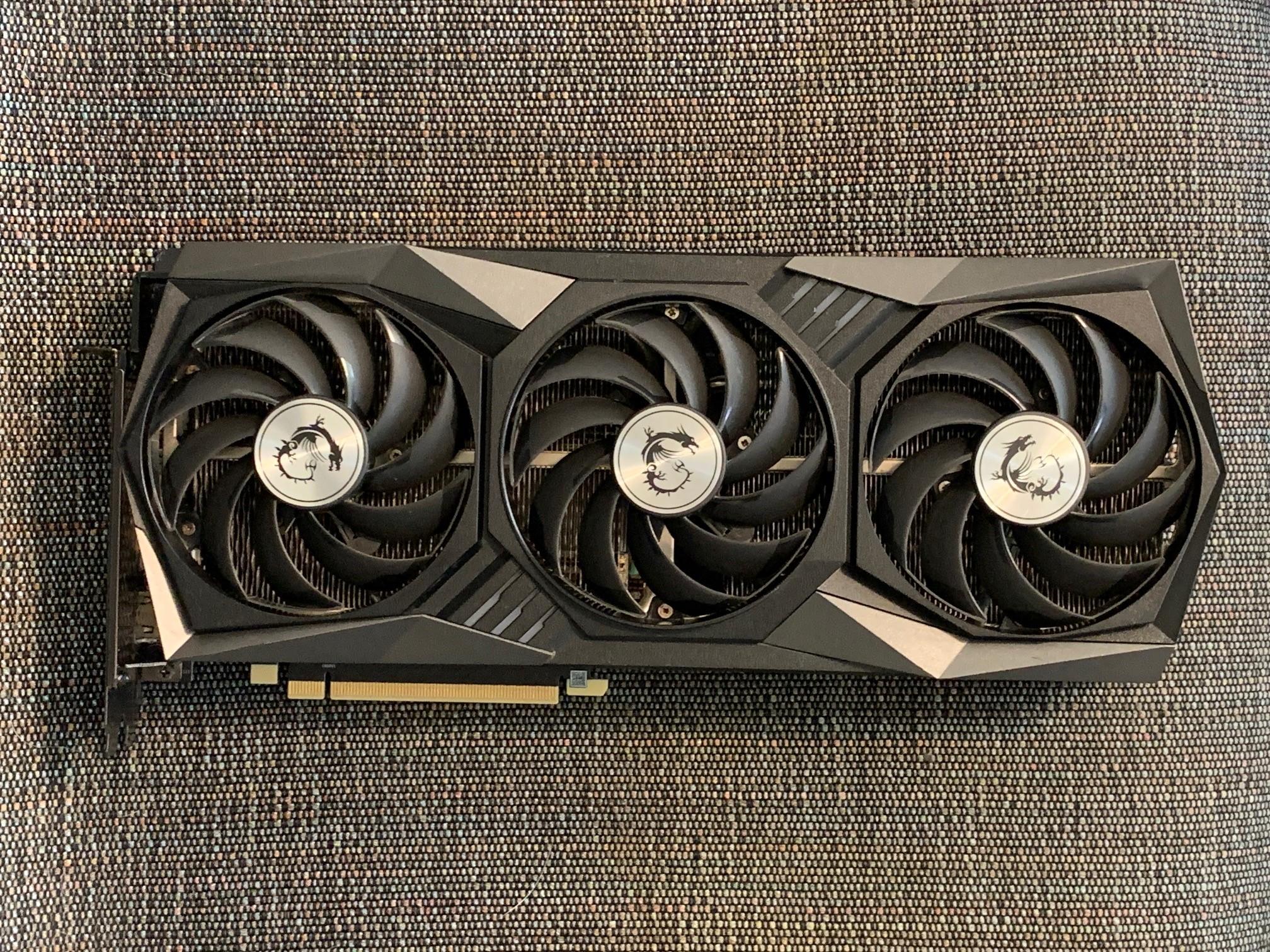 MSI GeForce RTX 3080 GAMING X TRIO 10GB GDDR6X Graphics Card, Used