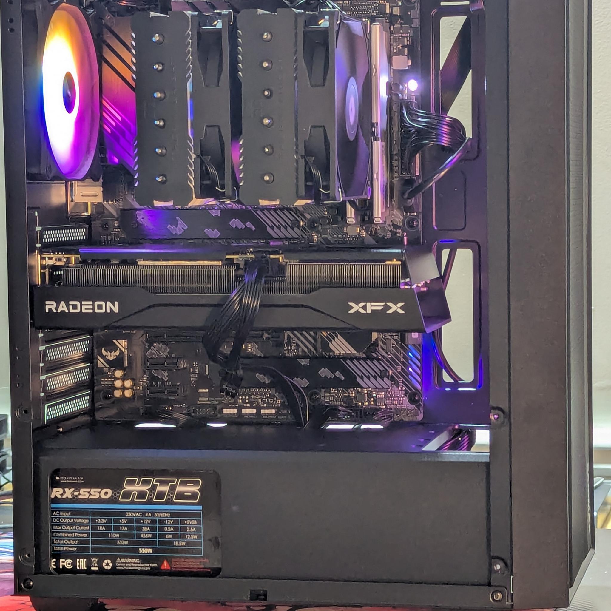 Gaming PC|AMD Ryzen 5 5600|AMD Radeon RX 9060 XT|32GB DDR4 3600|1 TB NVME SSD|Windows 11 Pro Active