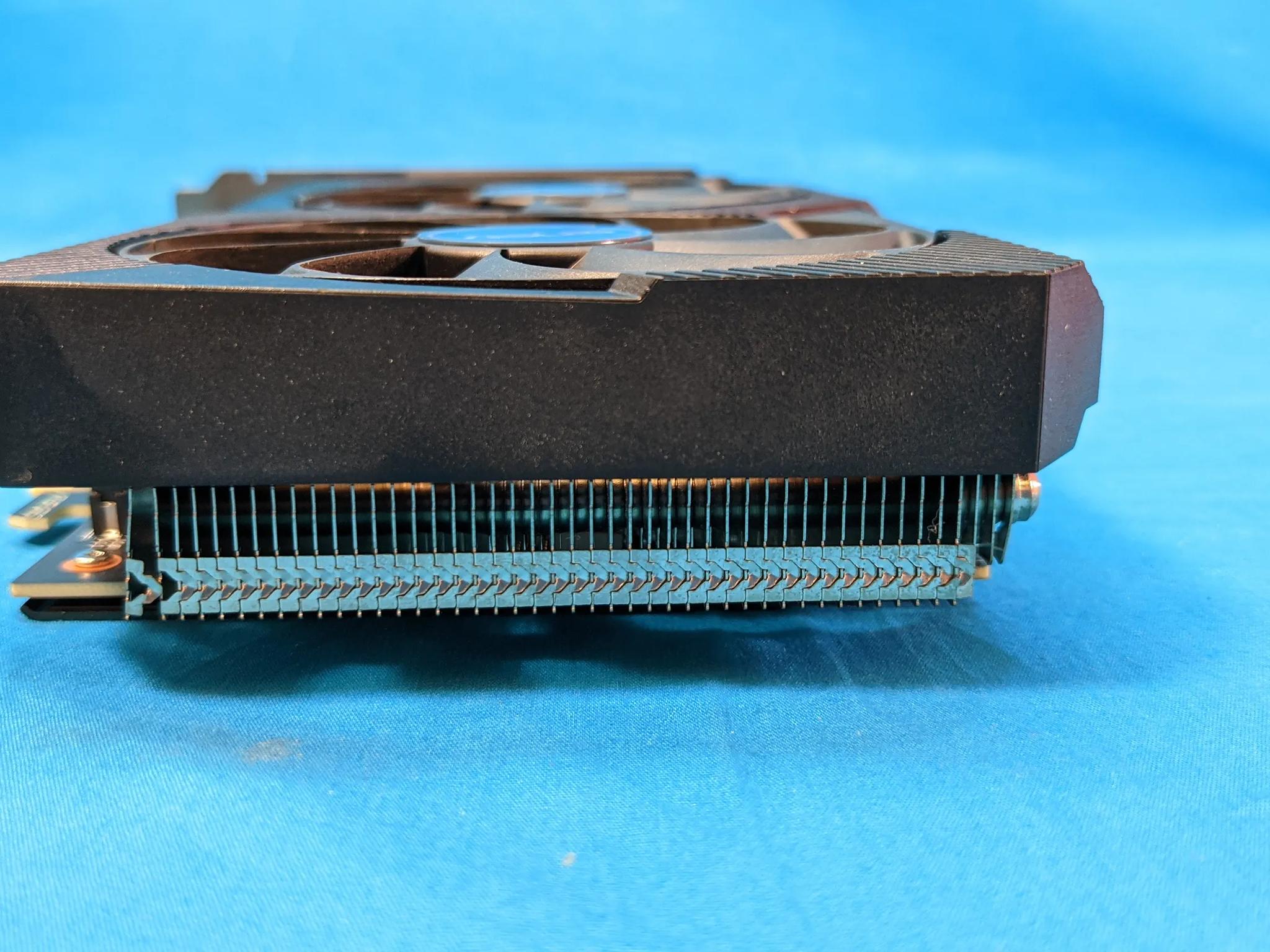 ASUS Dual GeForce RTX 3060 Ti OC Mini V2 8GB GDDR6 PCIe 4.0 Desktop GPU DUAL-RTX3060TI-O8G-MINI-V2