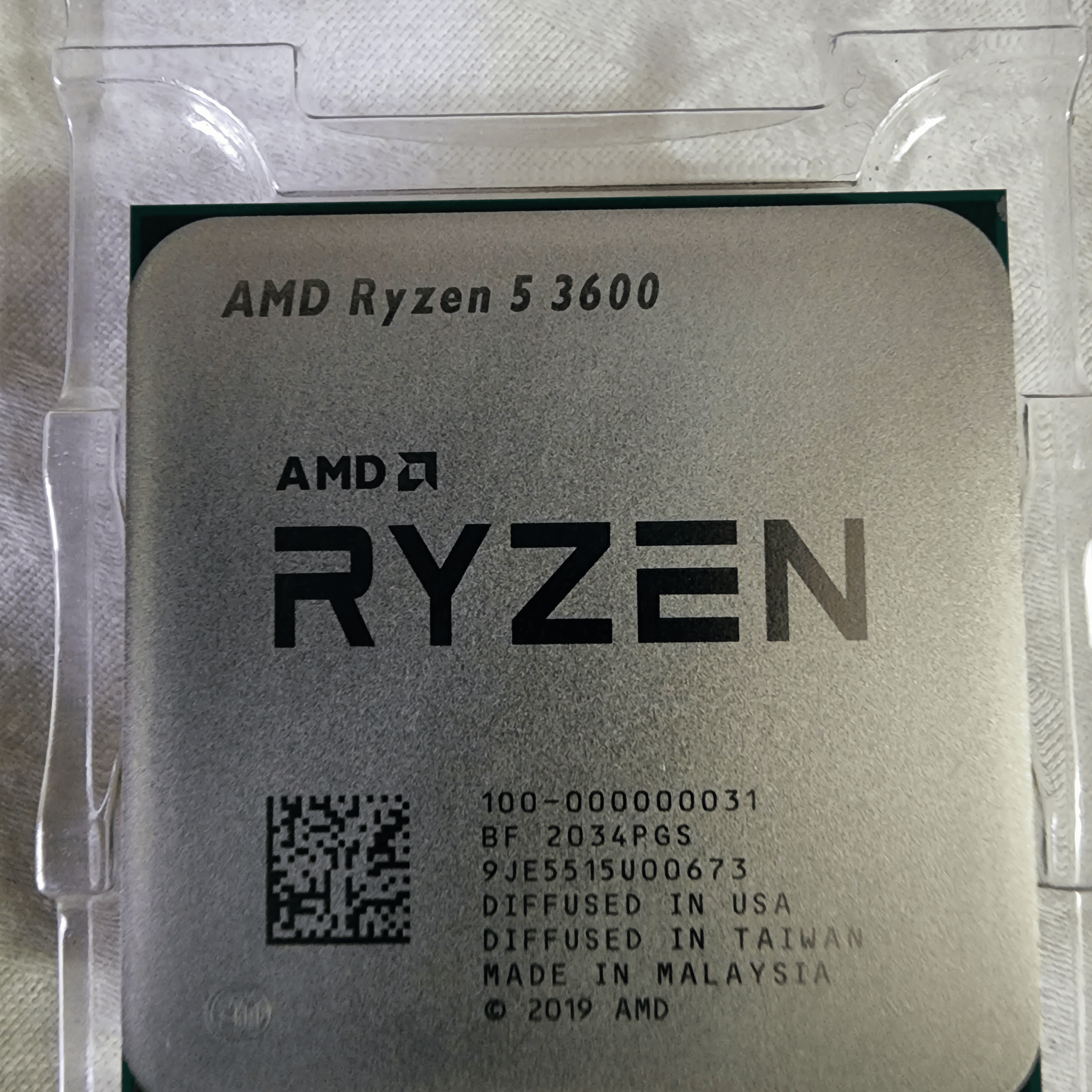 USED GREAT CONDITION! AMD Ryzen 5 3600