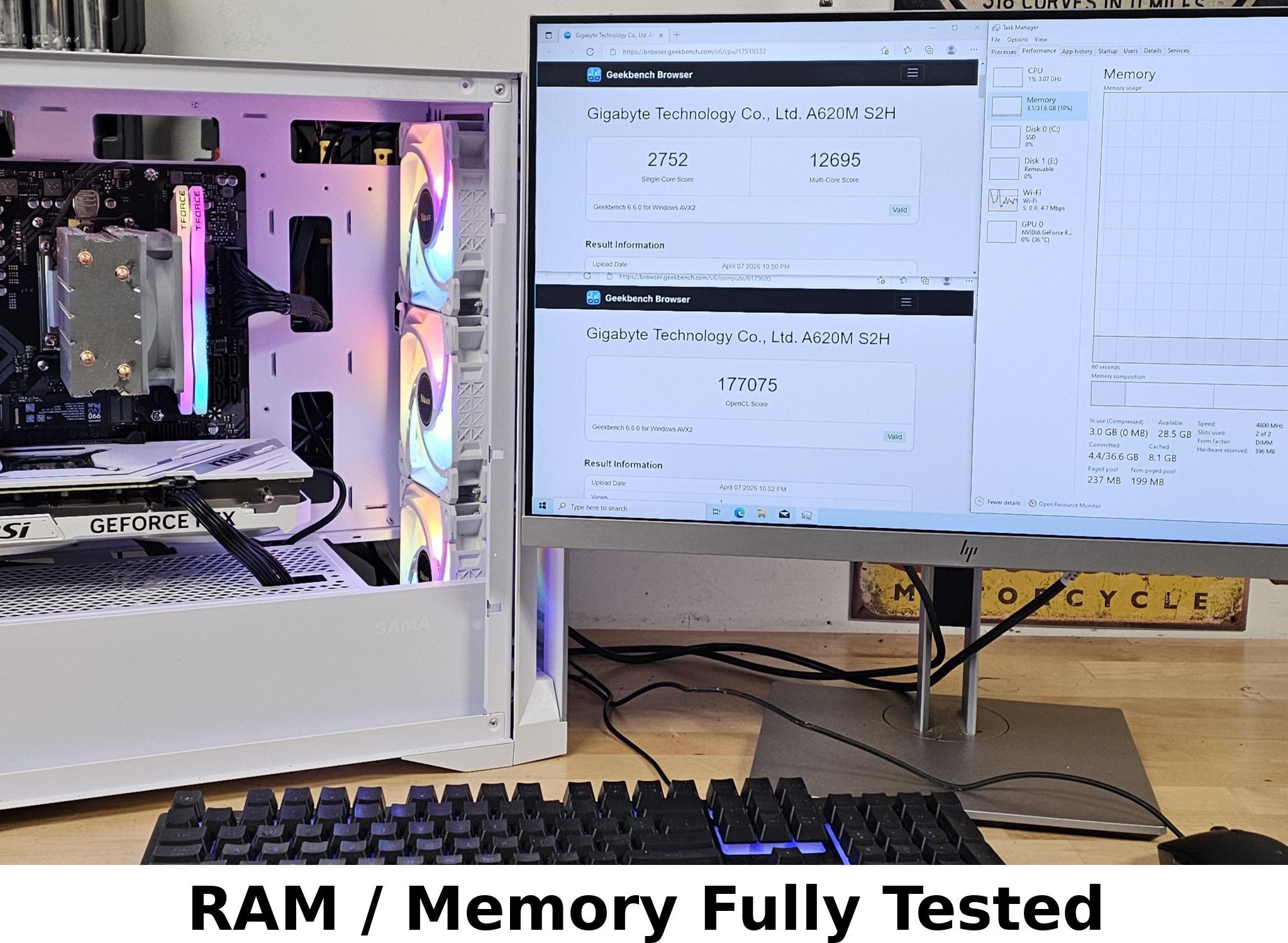 32GB DDR5 (2x16GB) CL40 5200MHz White RGB T-FORCE DELTA R