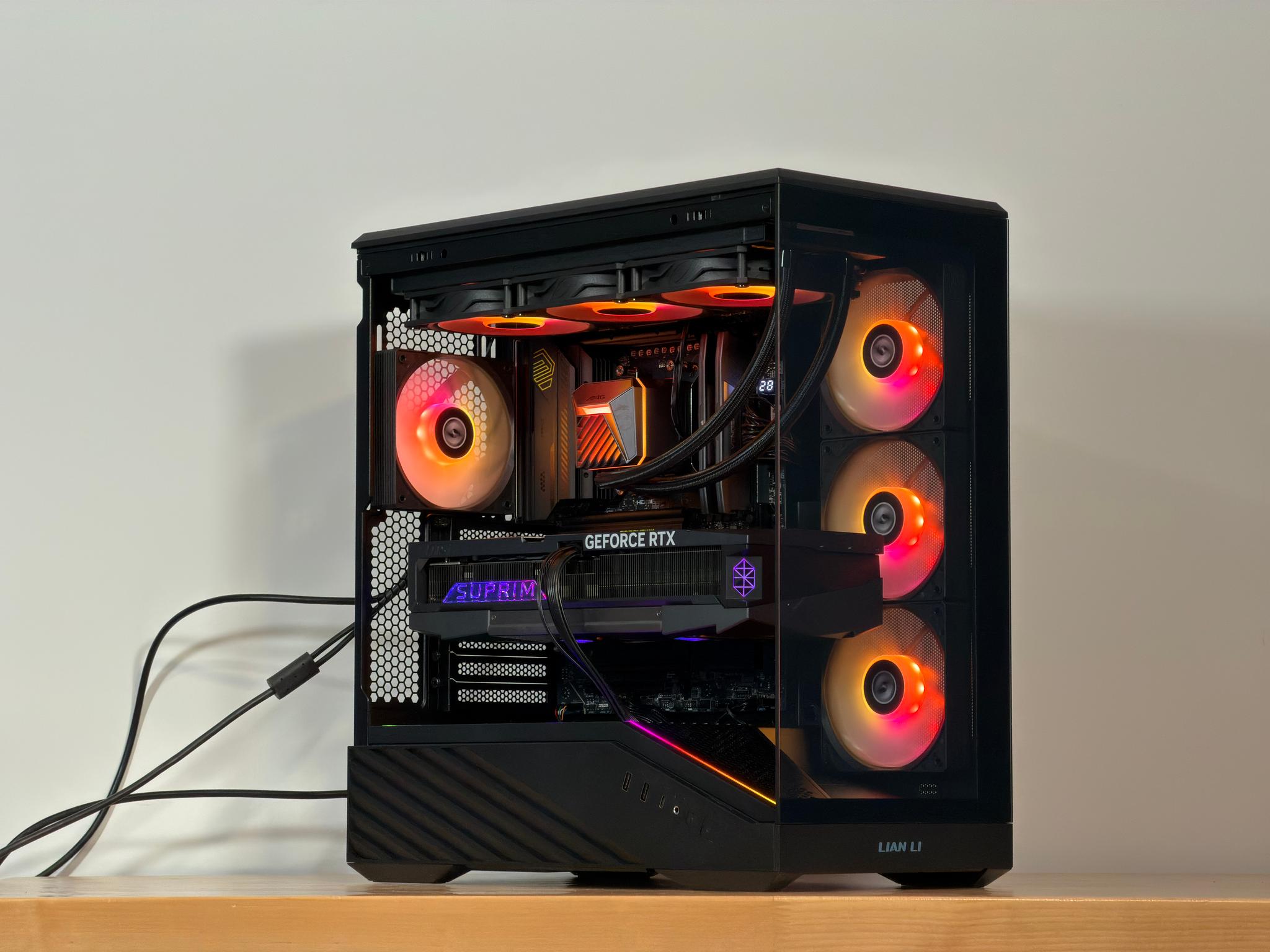RTX 5090 Suprim Ryzen 7 9800x3d Gaming PC