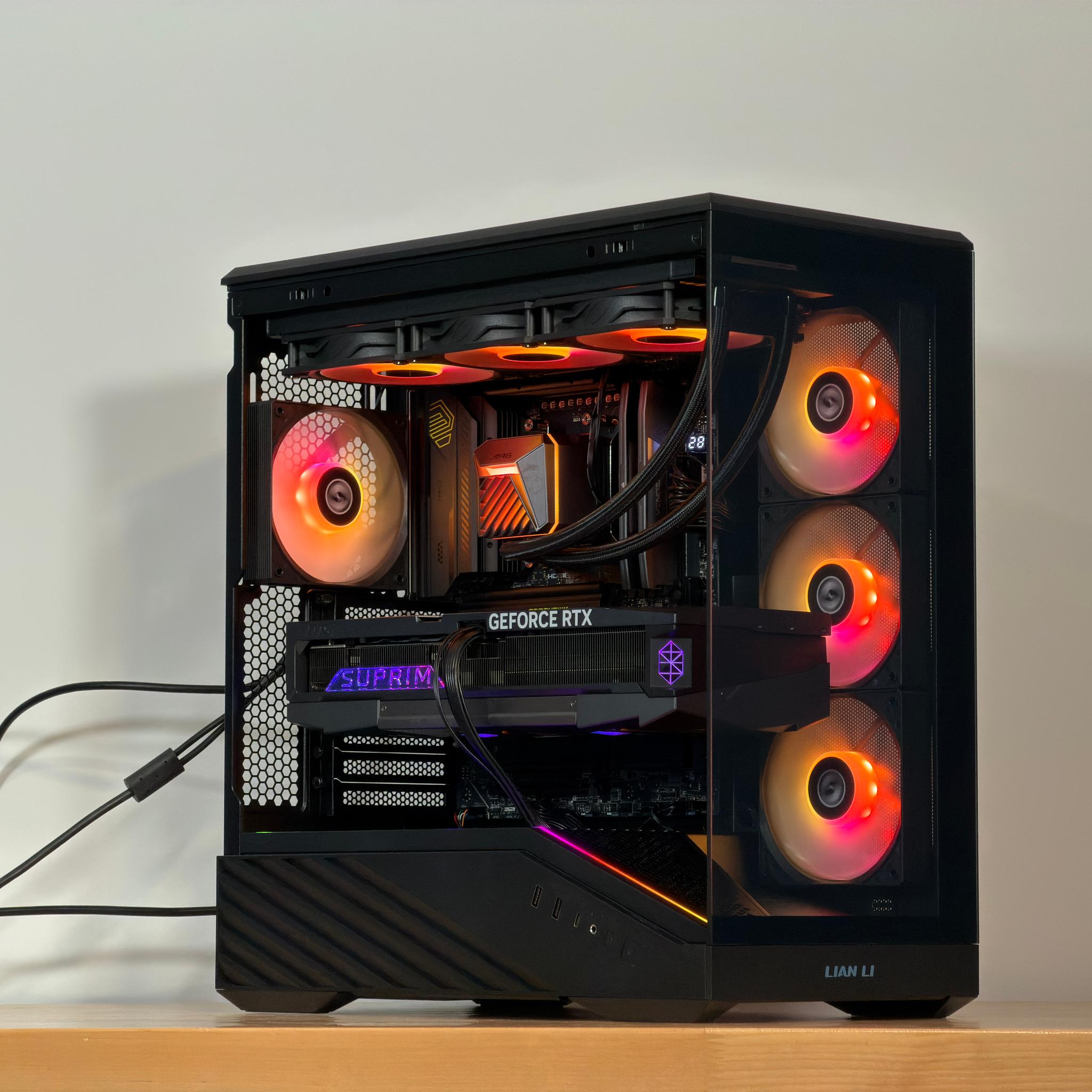 RTX 5090 Suprim Ryzen 7 9800x3d Gaming PC
