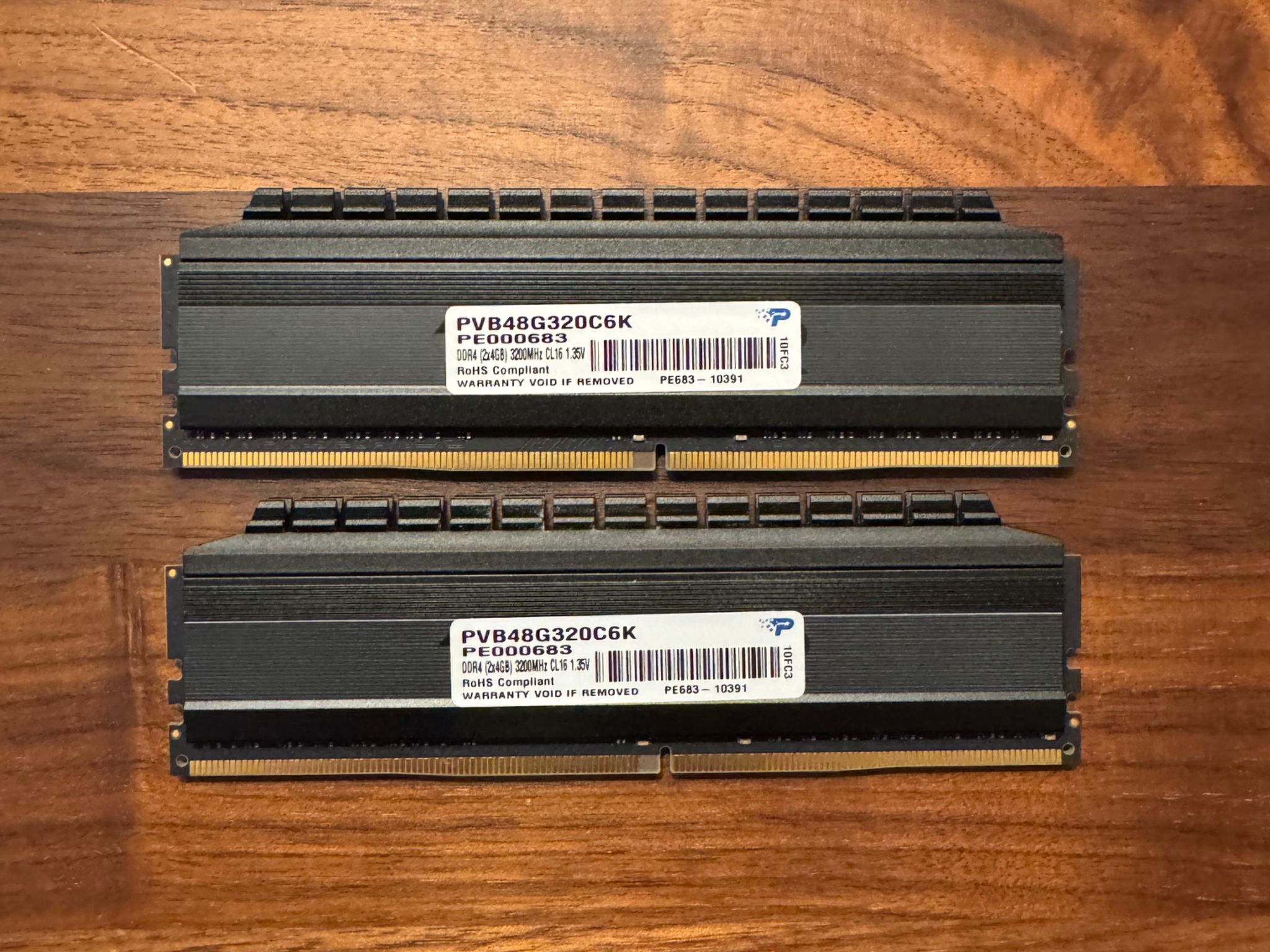 Patriot Viper 8GB Kit (2 x 4GB) 3200MHz DDR4