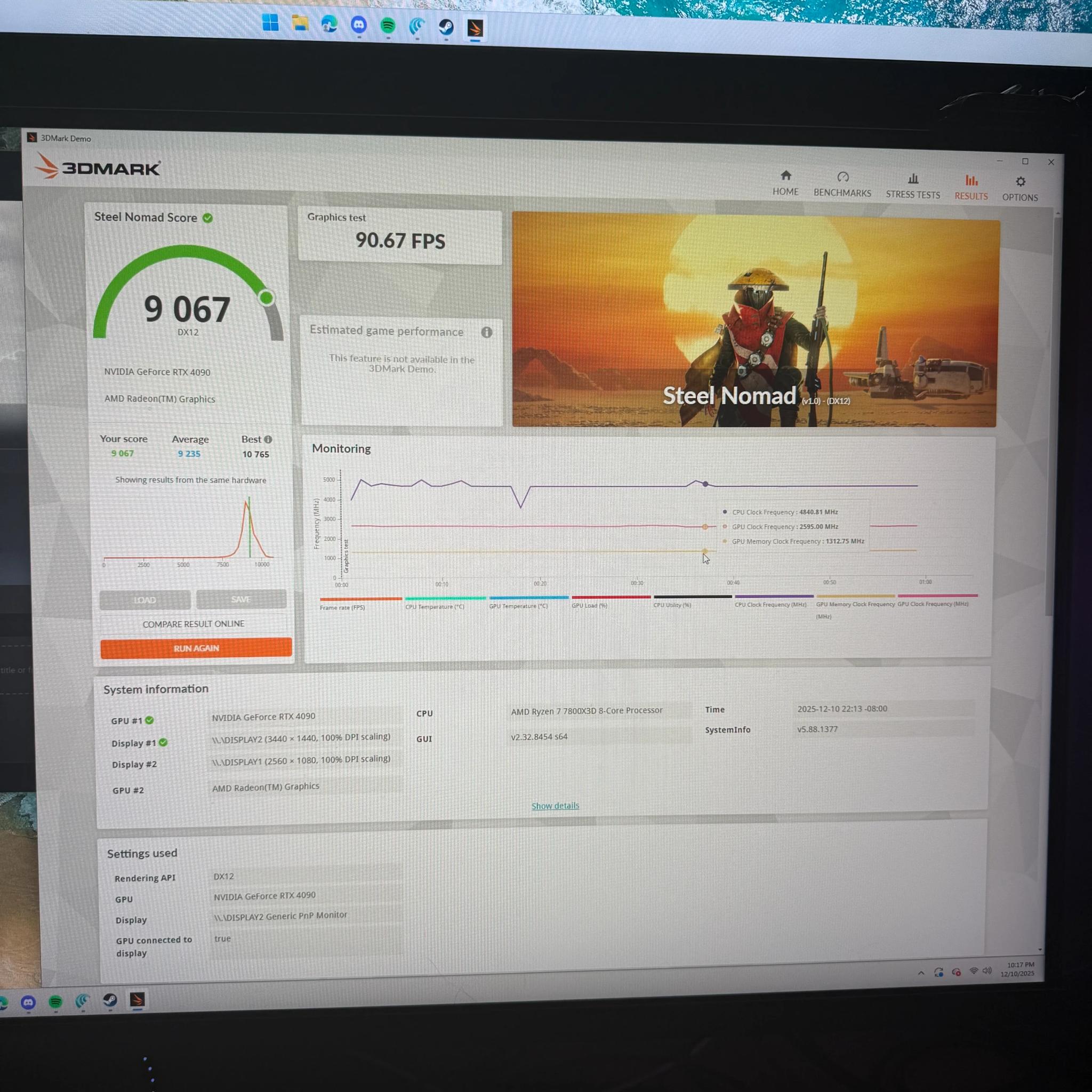 RTX 4090 | RYZEN 7800X3D | 64GB DDR5 | 2TB NVME | WIFI