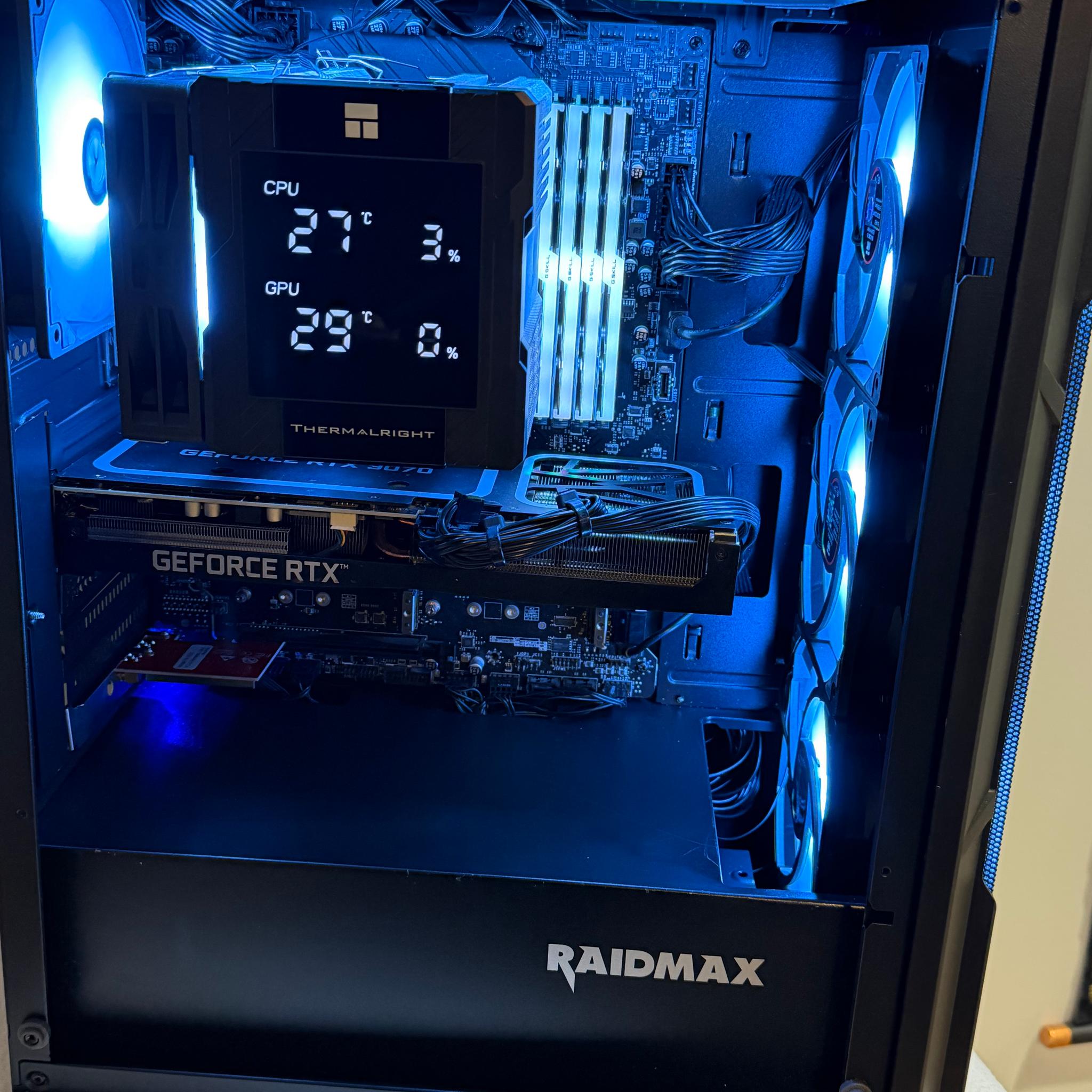 Awesome i5 14400F, 32GB DDR4 Memory, Nvidia RTX 3070 8GB, 1 TB M.2 Storage Gaming System