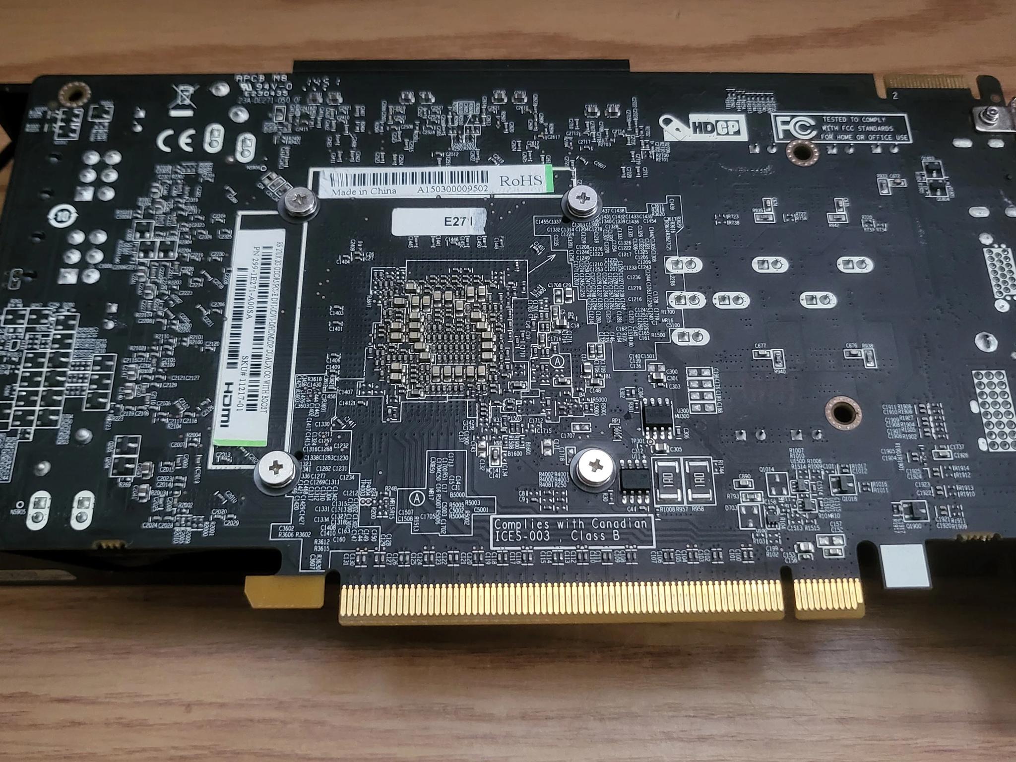 AS-IS SAPPHIRE Dual-X OC Radeon R9 270X 2GB with BOOST