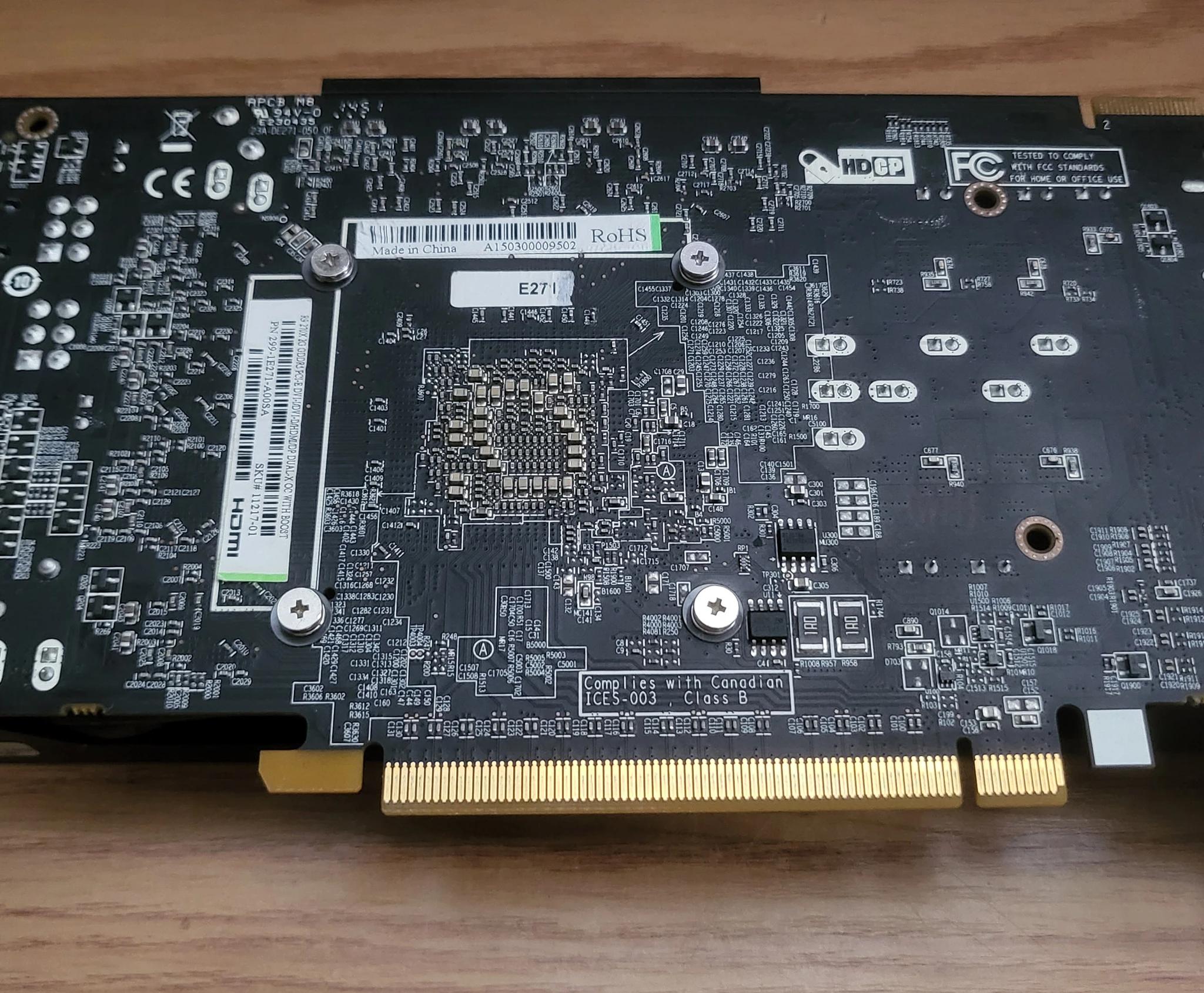 AS-IS SAPPHIRE Dual-X OC Radeon R9 270X 2GB with BOOST