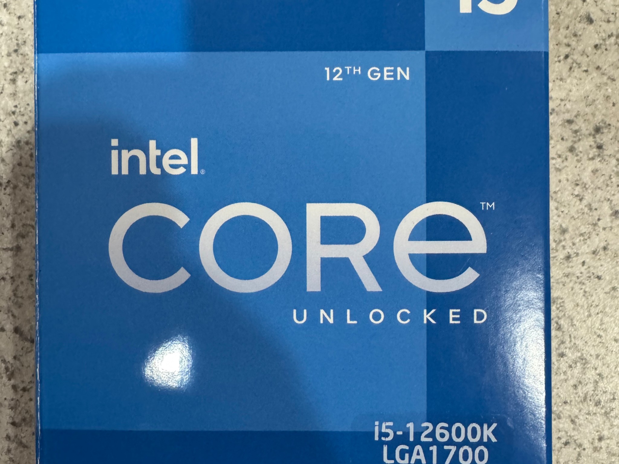 Intel 12th gen i5-12600k processor