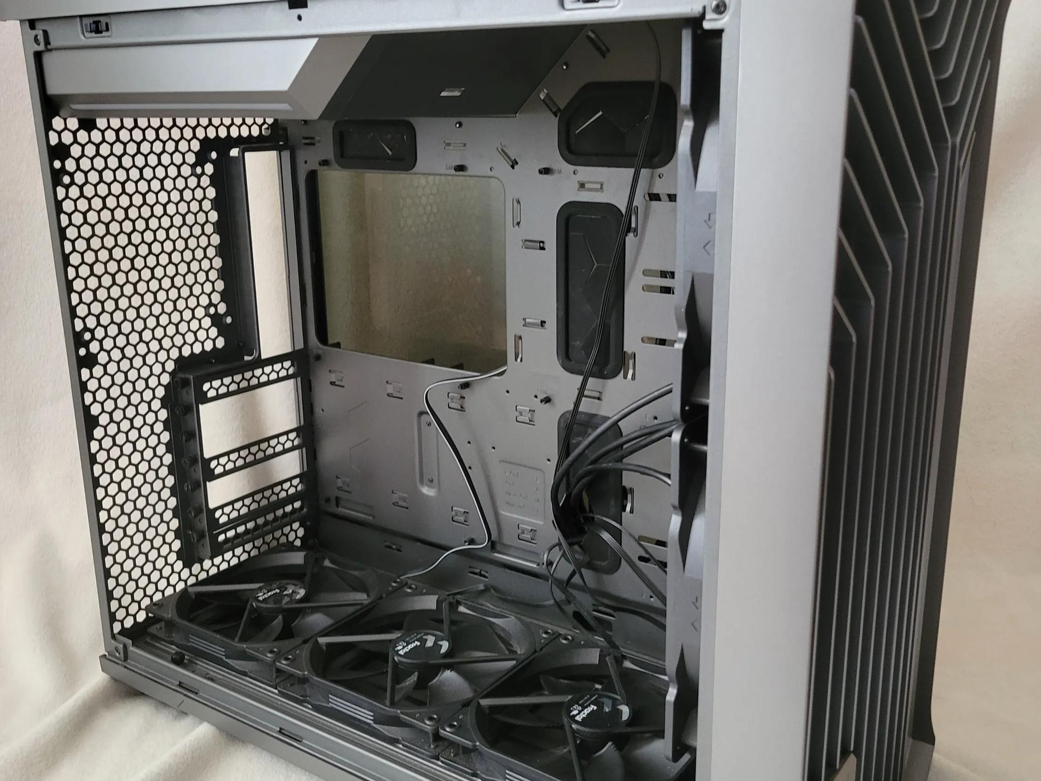 FRACTAL TORRENT EATX CASE, 2x180mm Front fans, NO RGB, Black