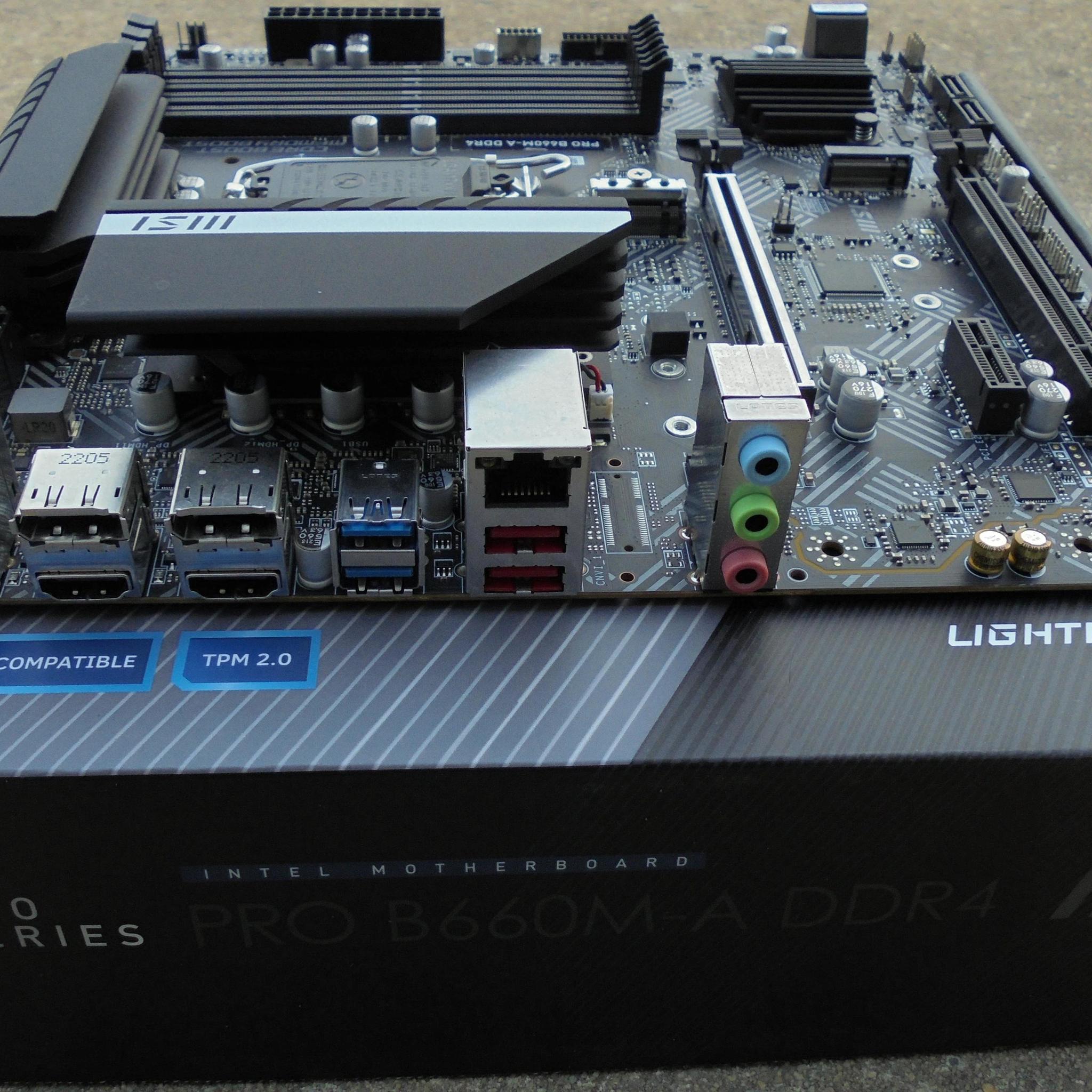 MSI Pro B660M-A DDR4 LGA1700 Micro ATX Motherboard