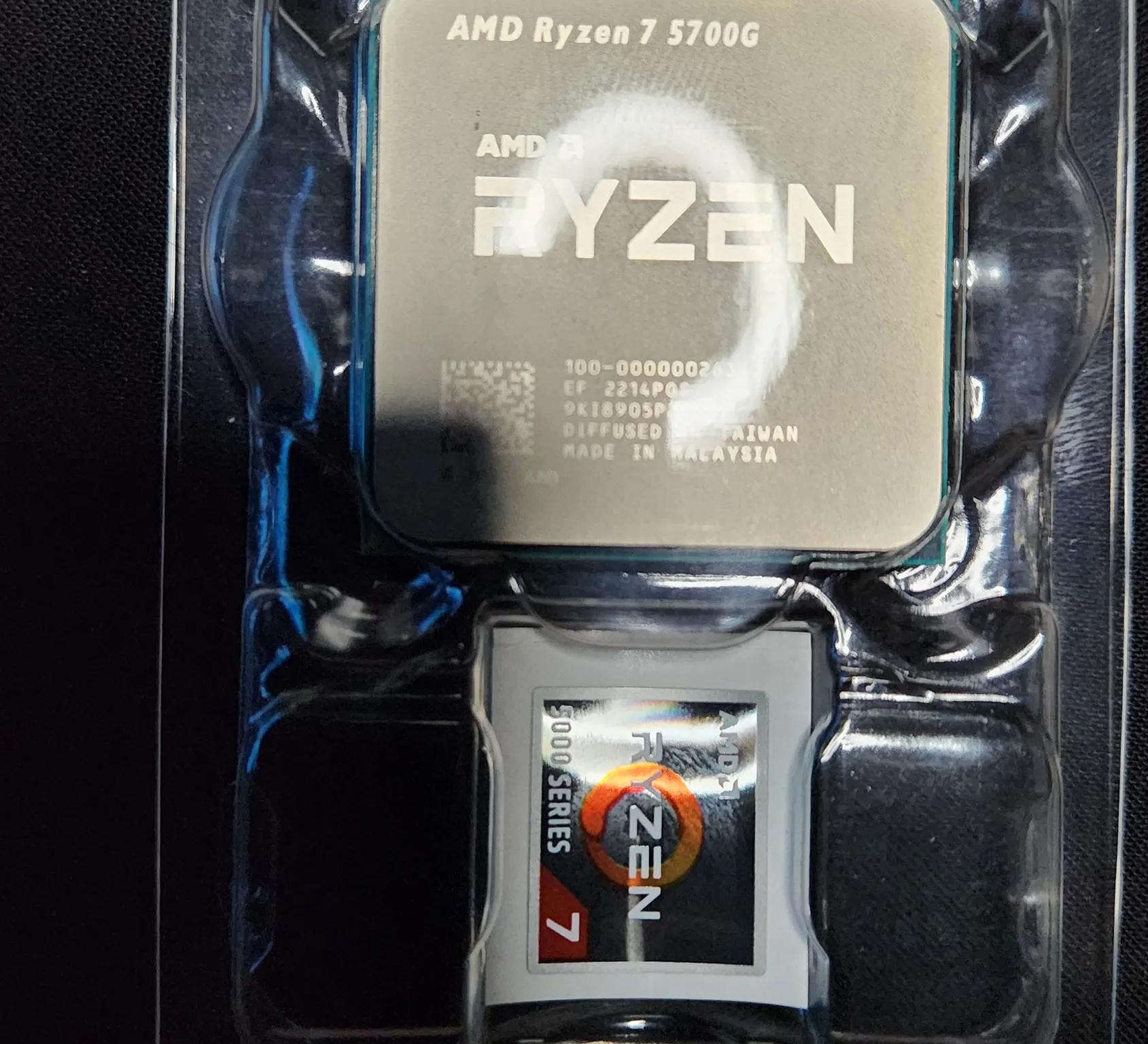 AMD Ryzen 7 5700G with Cooler/ like new