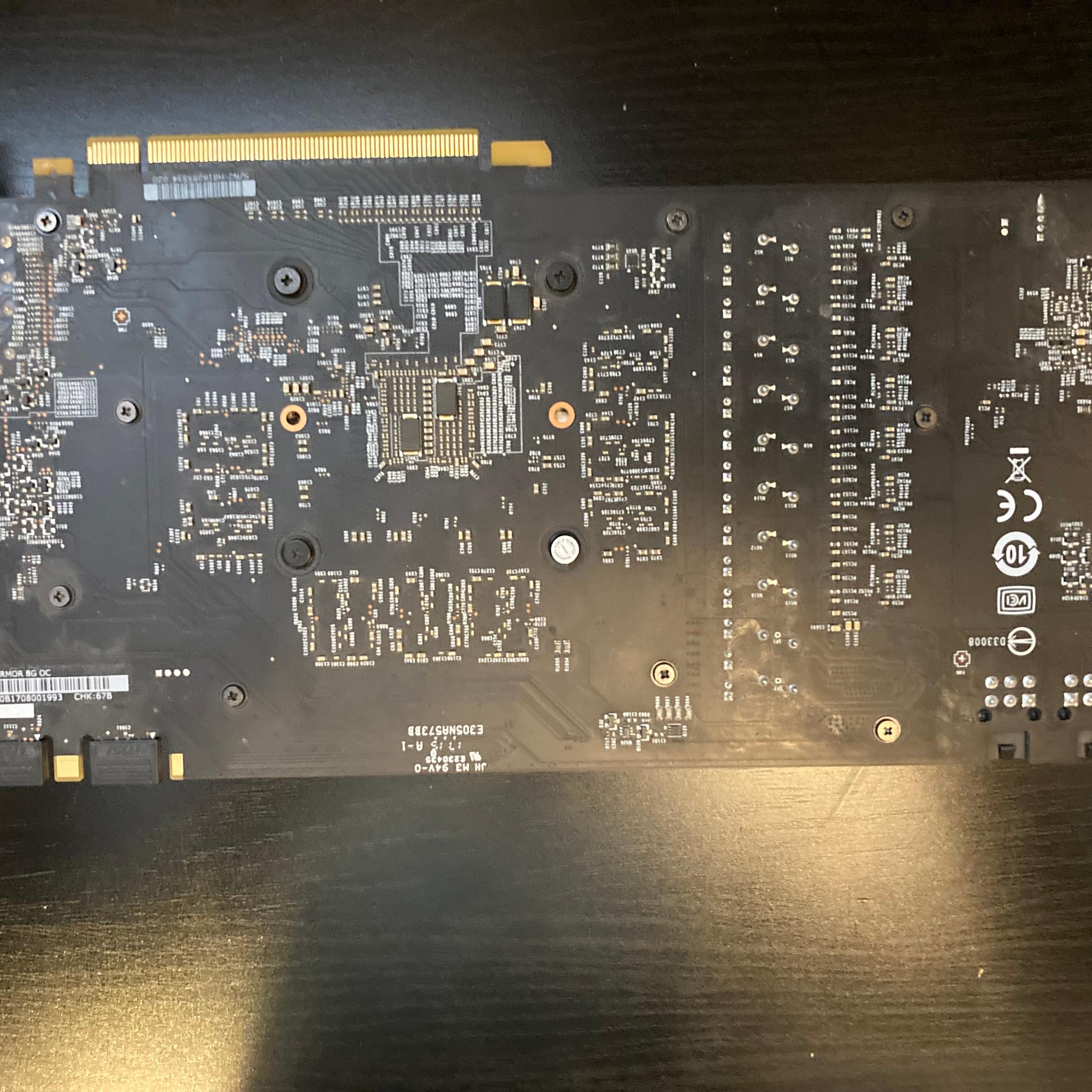 MSI ARMOR GeForce GTX 1080 8GB GDDR5X Graphics Card — Tested & Working