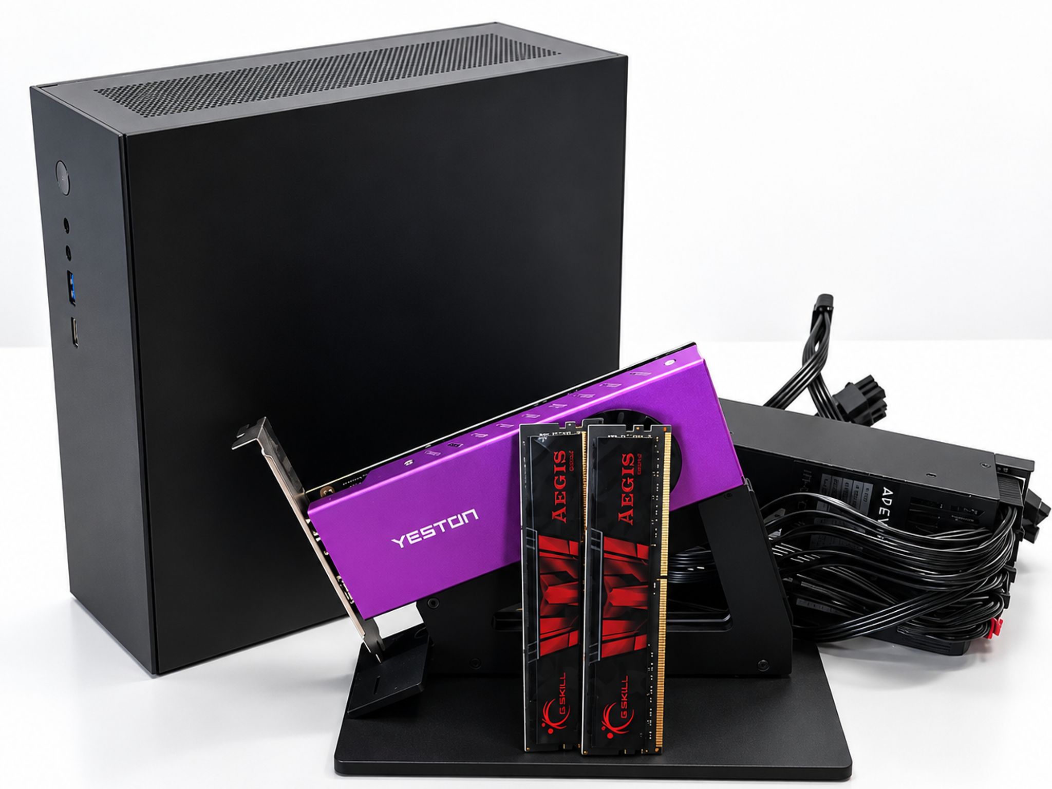 ITX Bundle | GPU/PSU/Case/RAM | Yeston RTX 3050 6GB GDDR6 | 16gb RAM & FLEX PSU