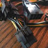 Power Cable 8 Pin Dual PCIe 8 Pin (6+2) Graphics Card PCI Express Power Adapter GPU VGA Y-Splitter