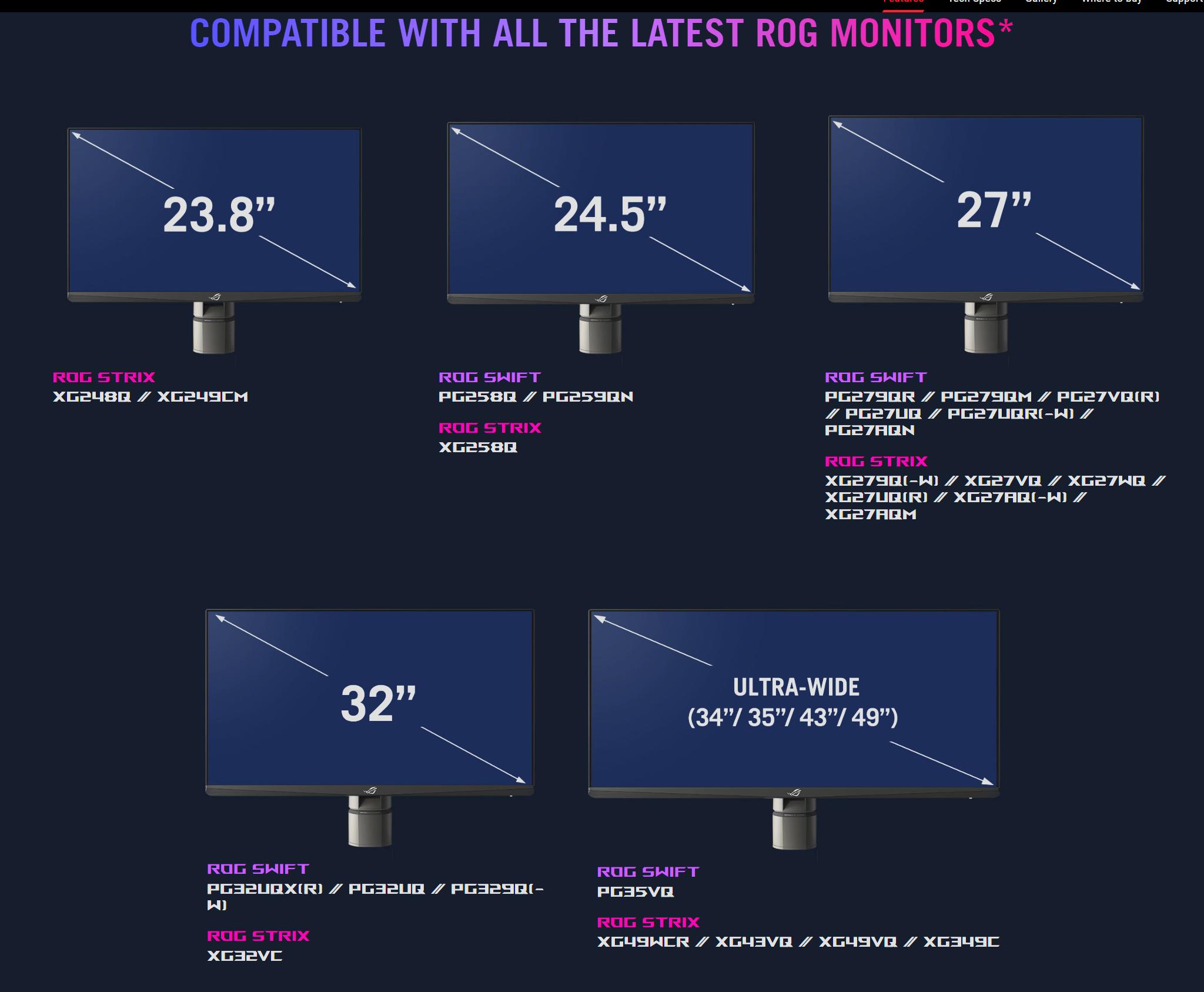 ROG Desk Mount Kit ACL01 ( Monitor Desk Mount for Asus Monitors )